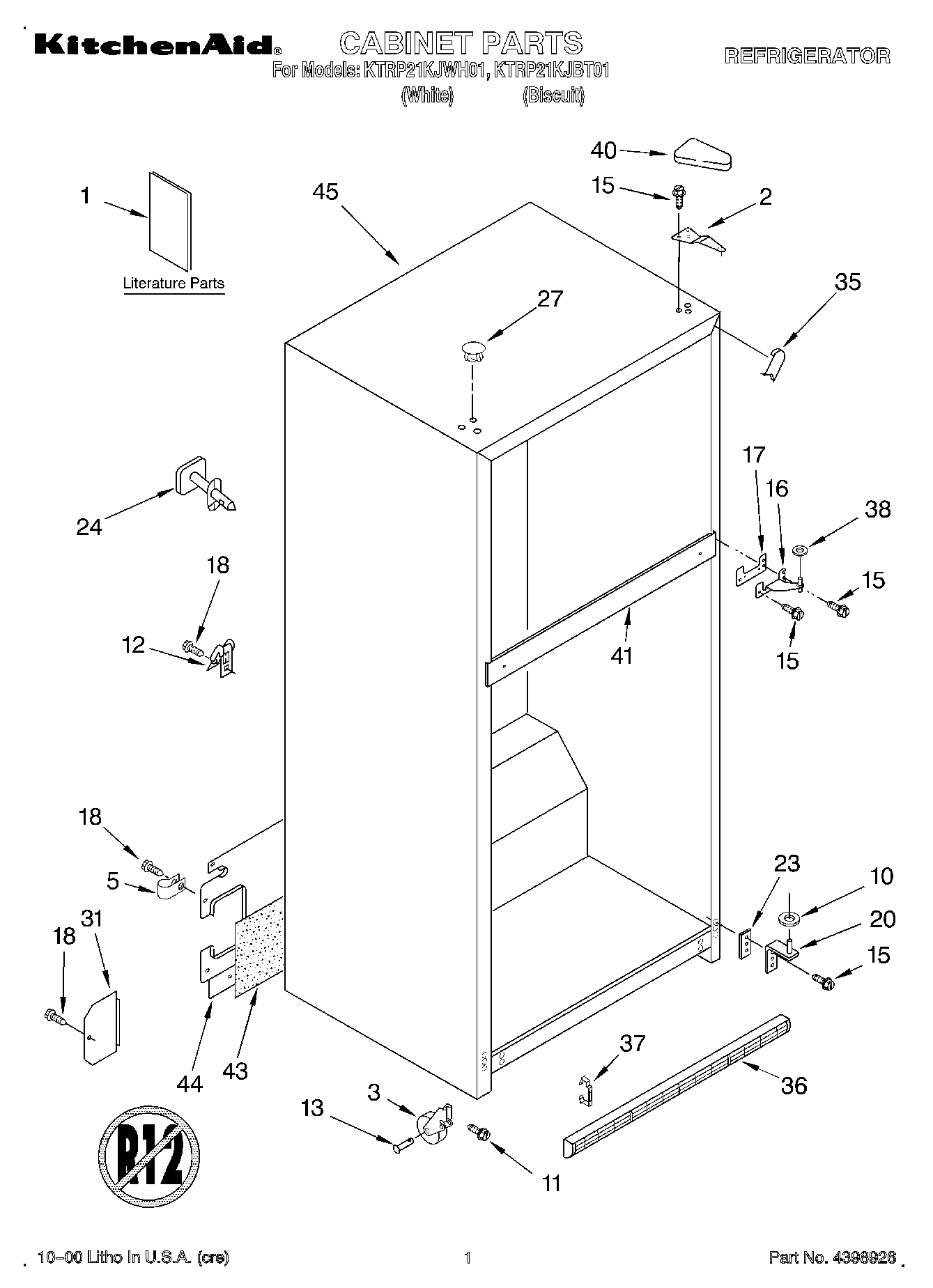 01 - CABINET, LITERATURE