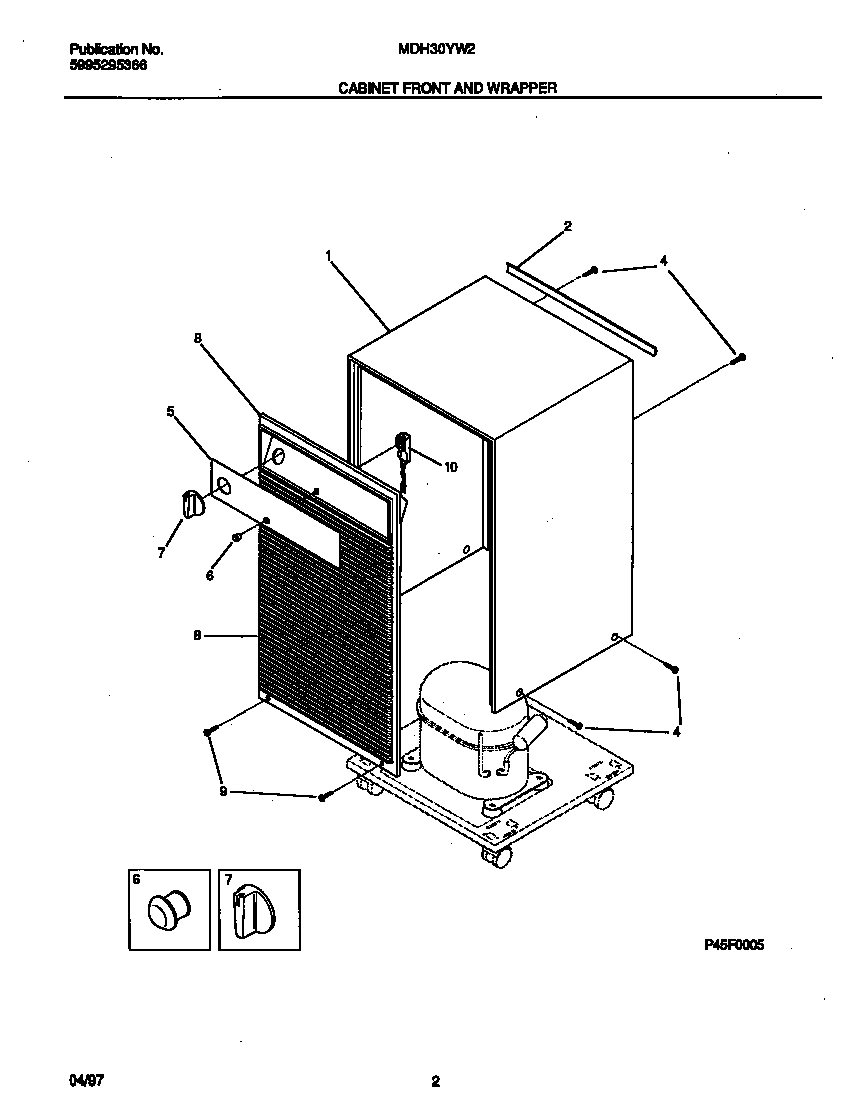 02 - CABINET FRONT AND WRAPPER