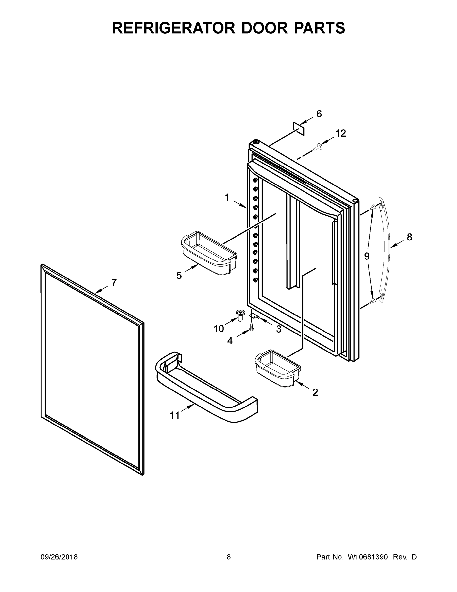 05 - REFRIGERATOR DOOR PARTS