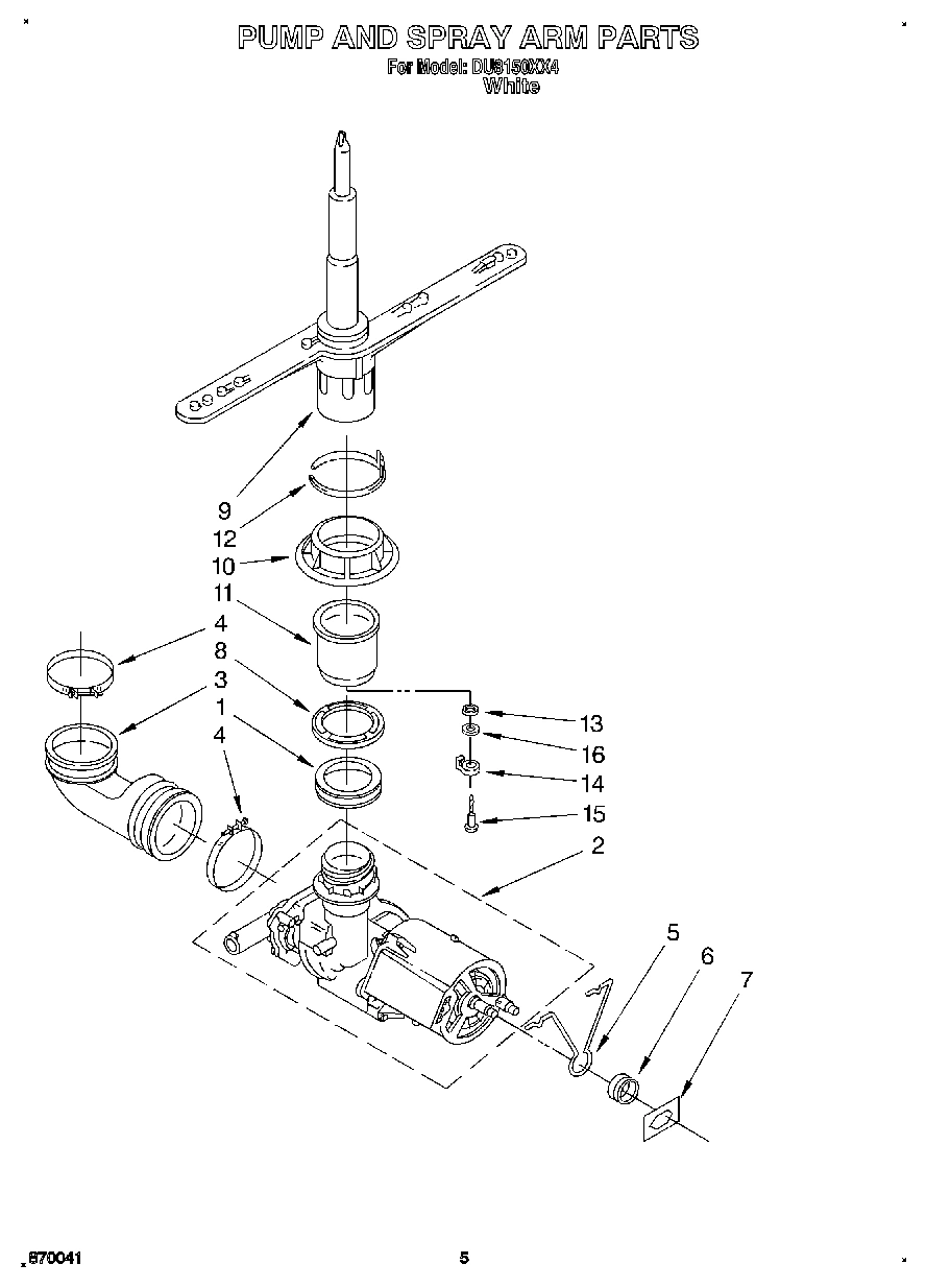 04 - PUMP AND SPRAY ARM