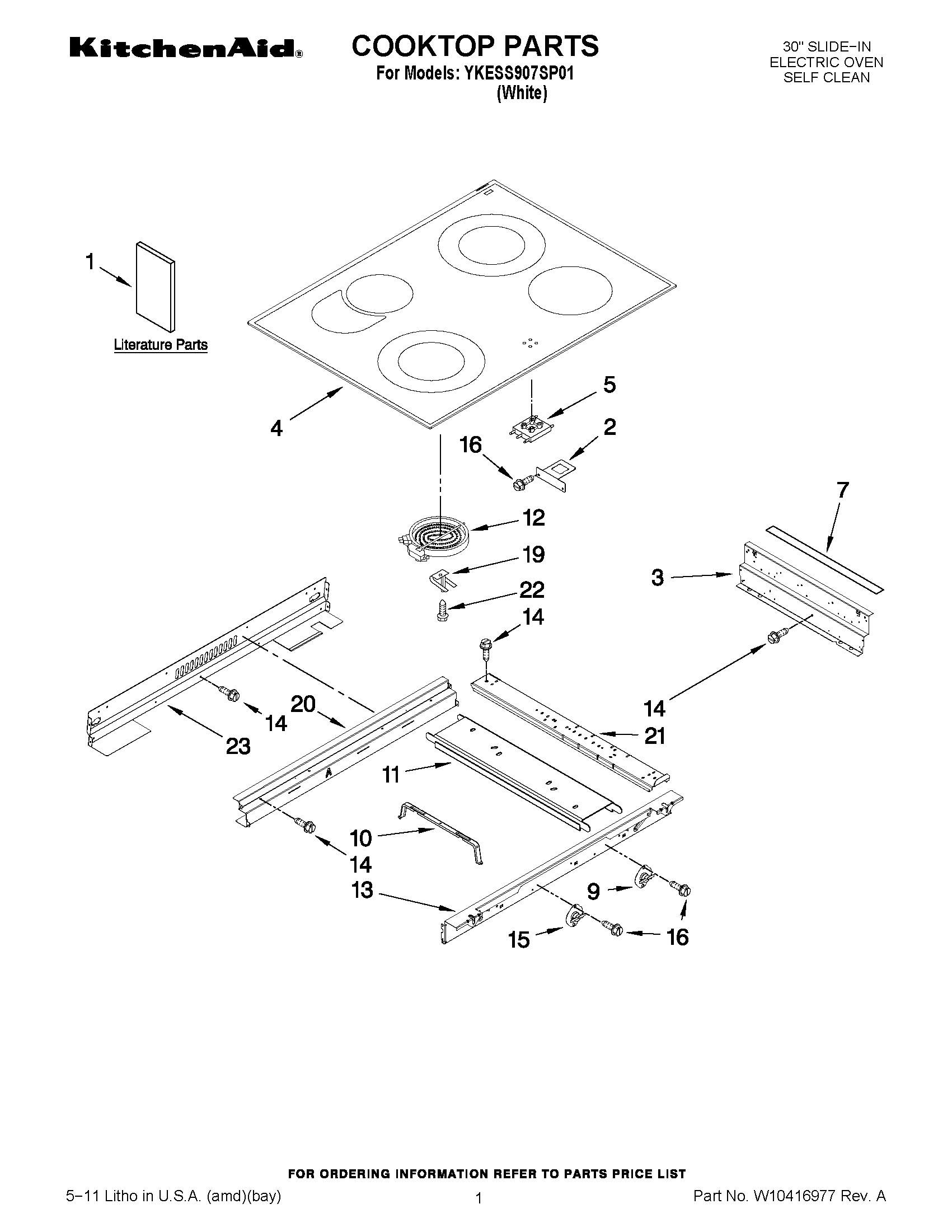 01 - COOKTOP PARTS