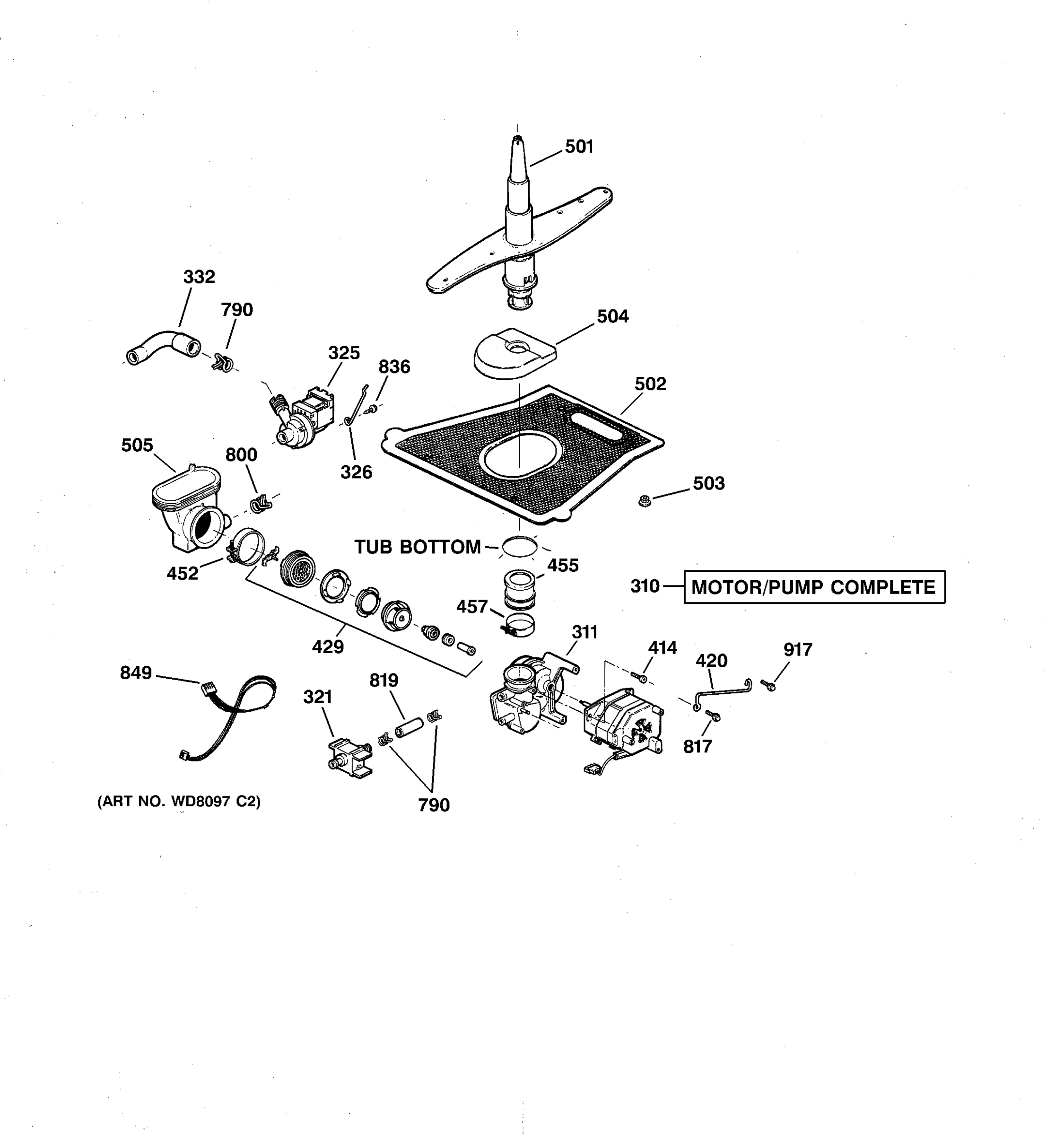 MOTOR-PUMP MECHANISM