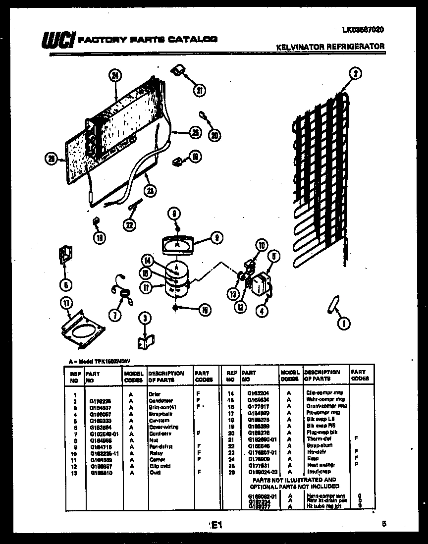 04 - SYSTEM AND AUTOMATIC DEFROST PARTS
