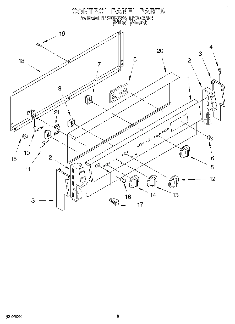 05 - CONTROL PANEL, LIT/OPTIONAL