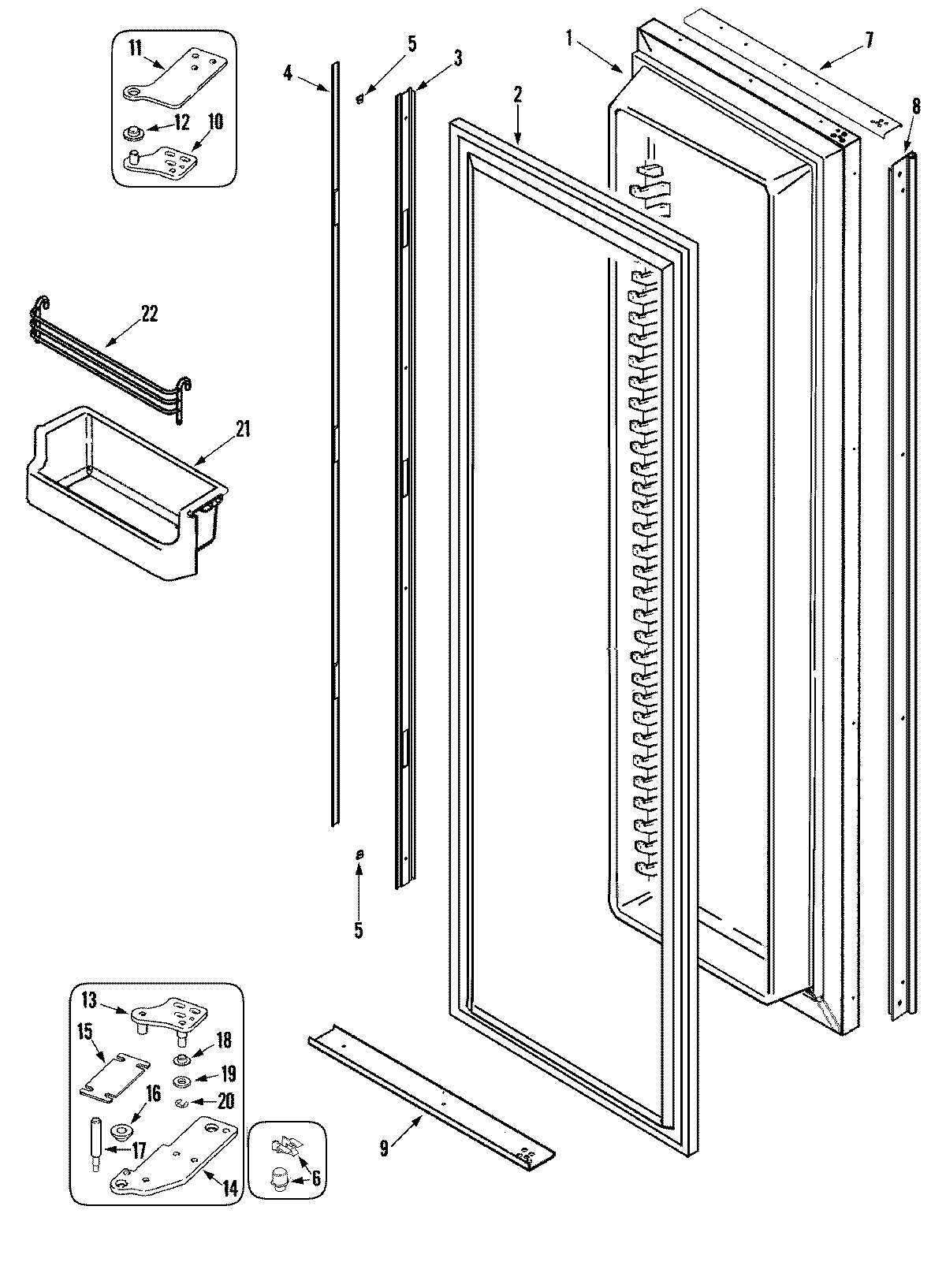 05 - FREEZER DOOR