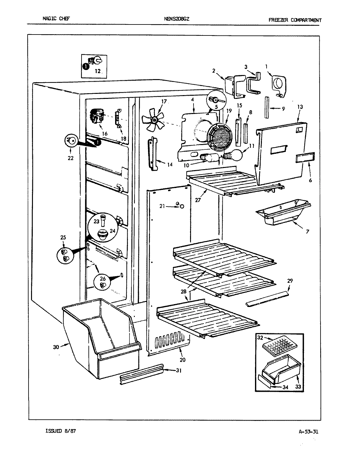01 - FREEZER COMPARTMENT