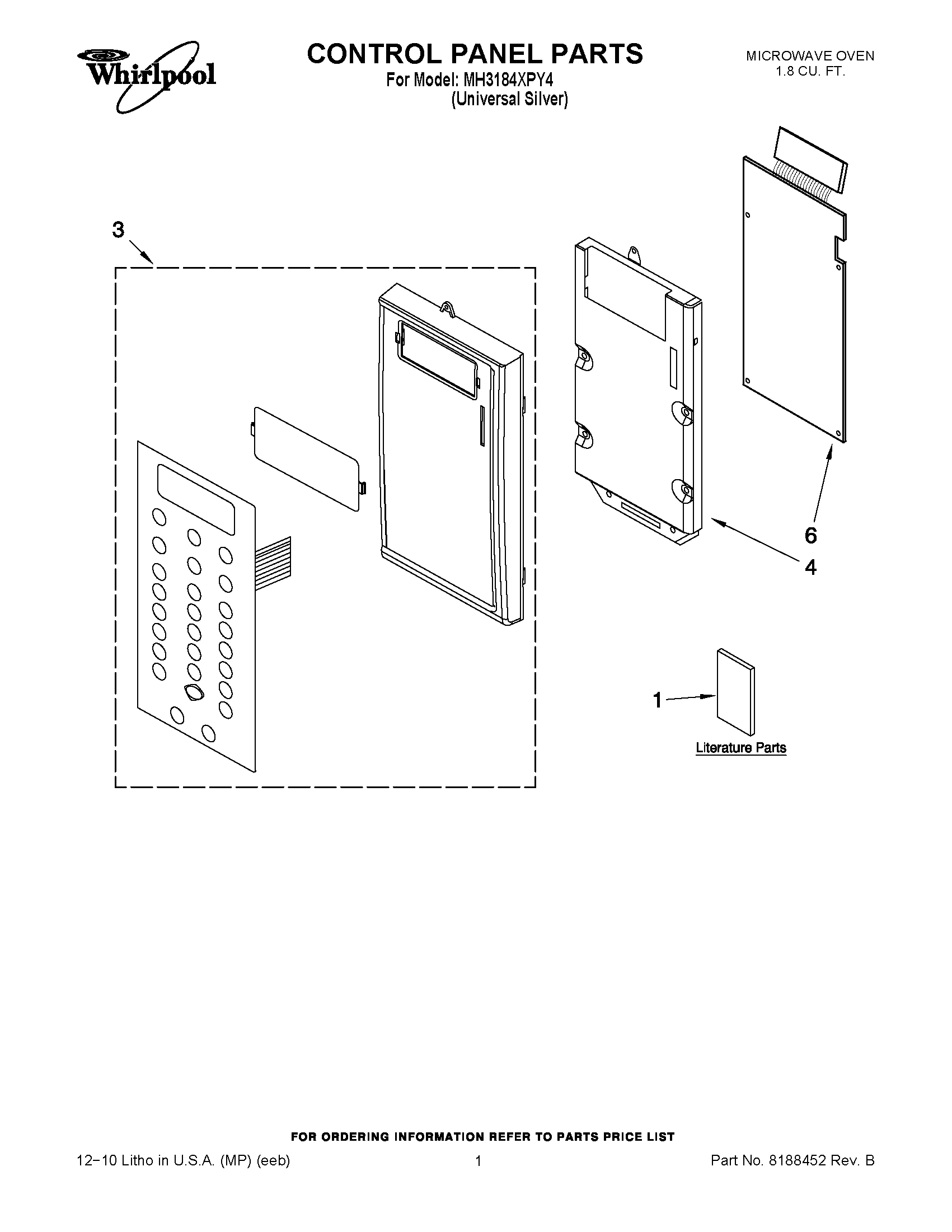 01 - CONTROL PANEL PARTS