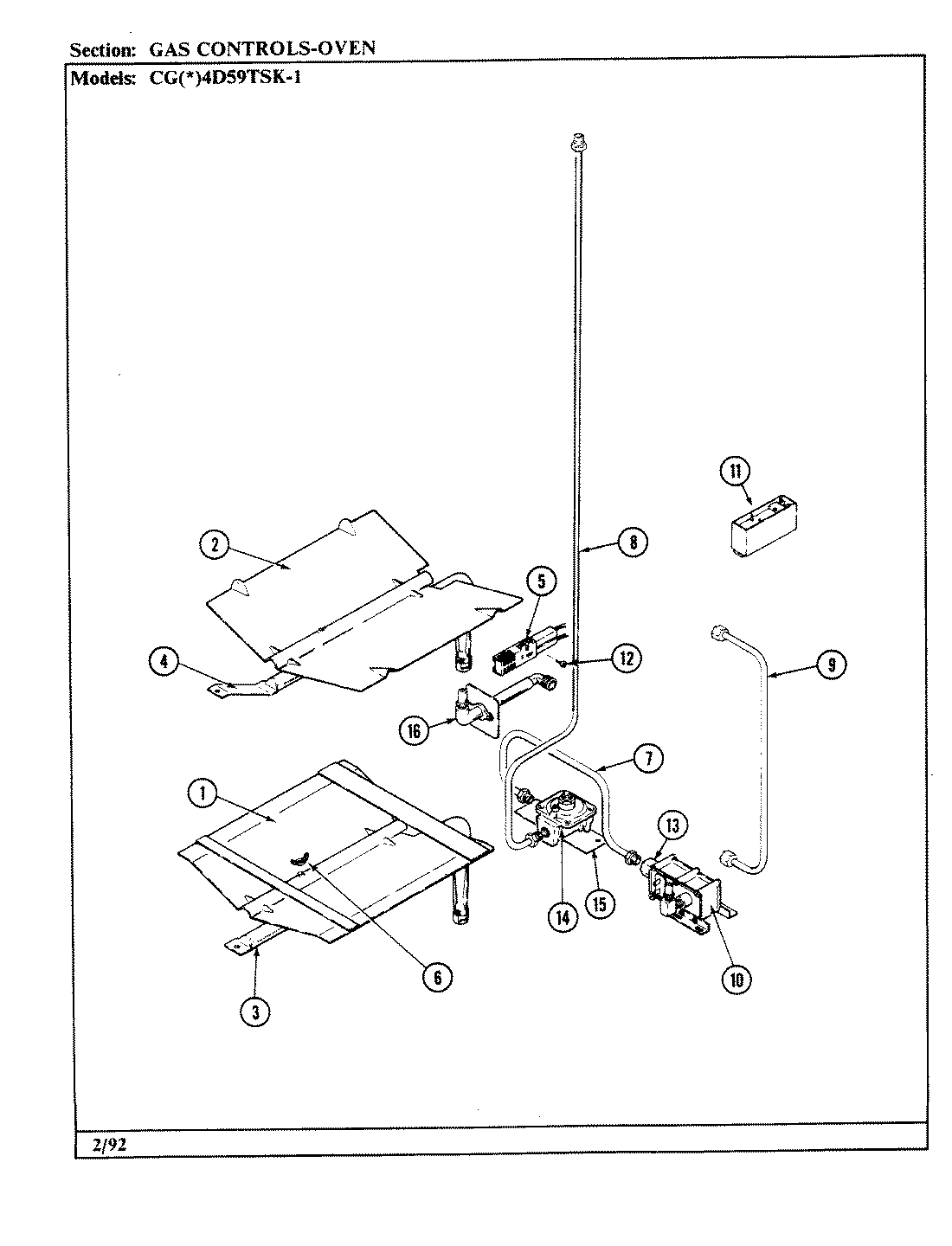 05 - GAS CONTROLS (OVEN)
