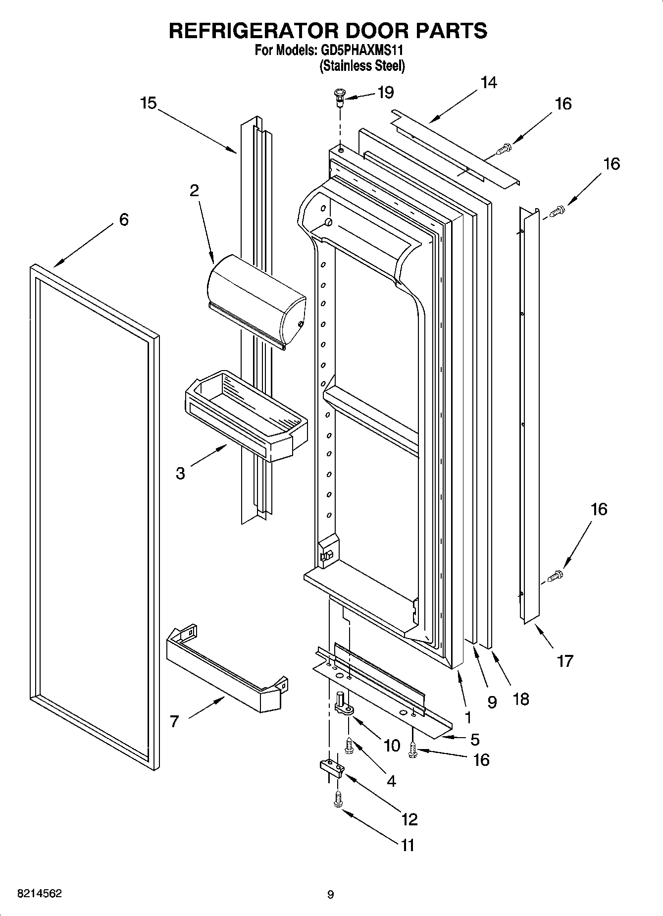 06 - REFRIGERATOR DOOR PARTS