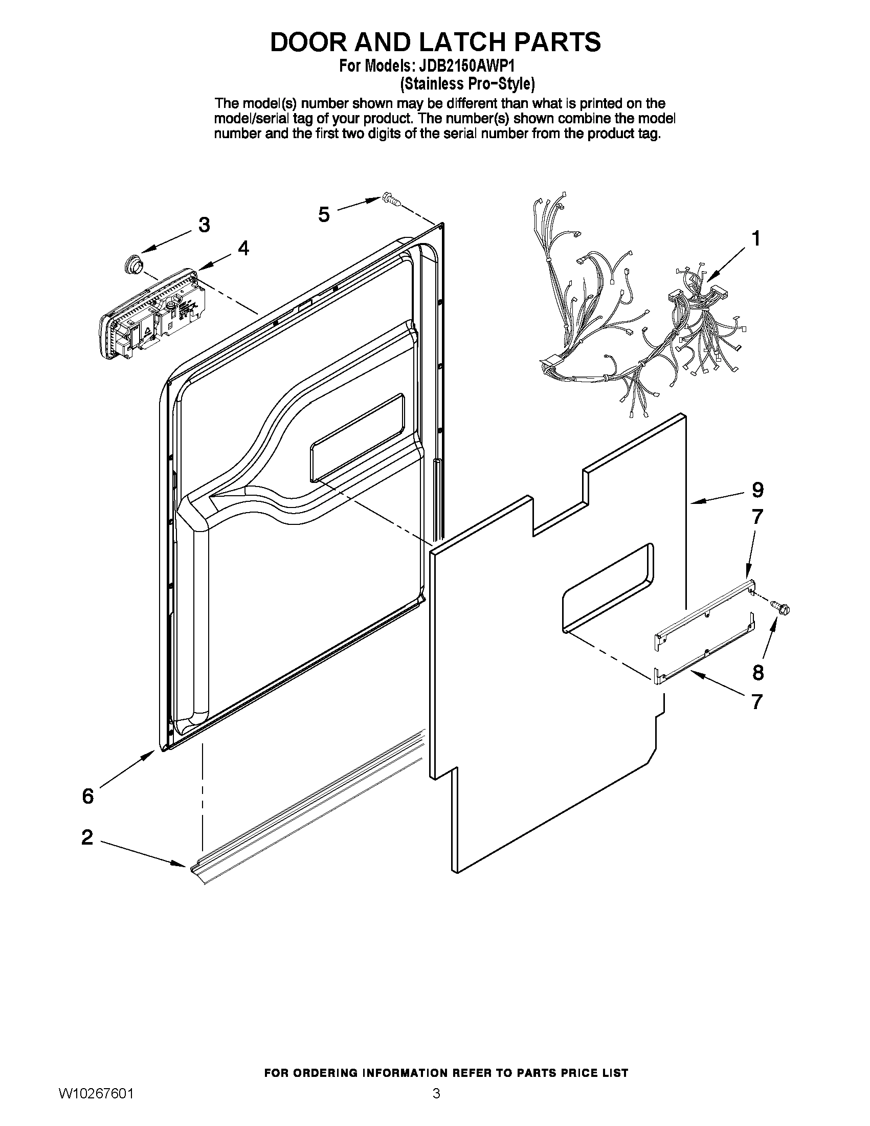 03 - DOOR AND LATCH PARTS