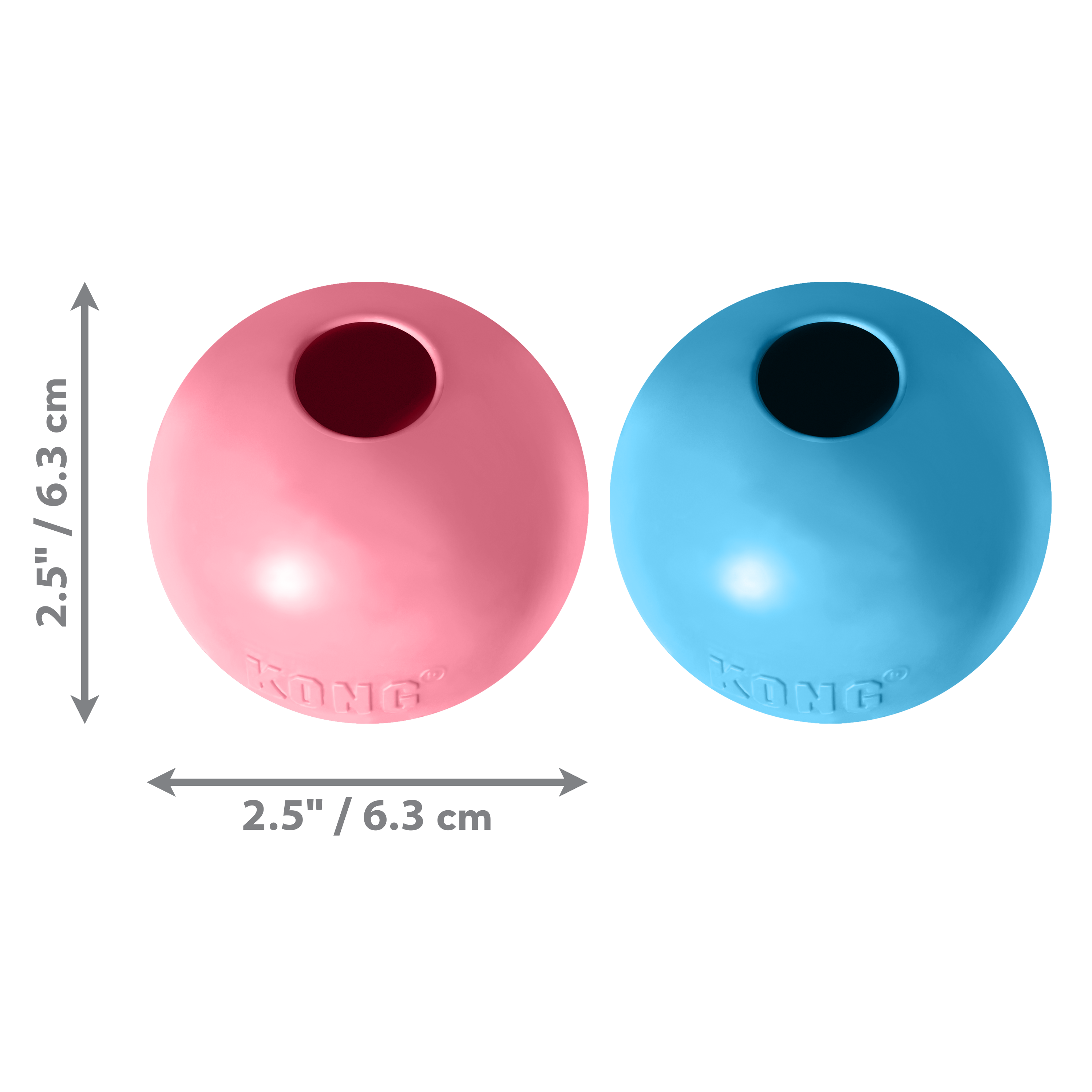 KONG Puppy Ball m/hul dimoffpack produktbillede