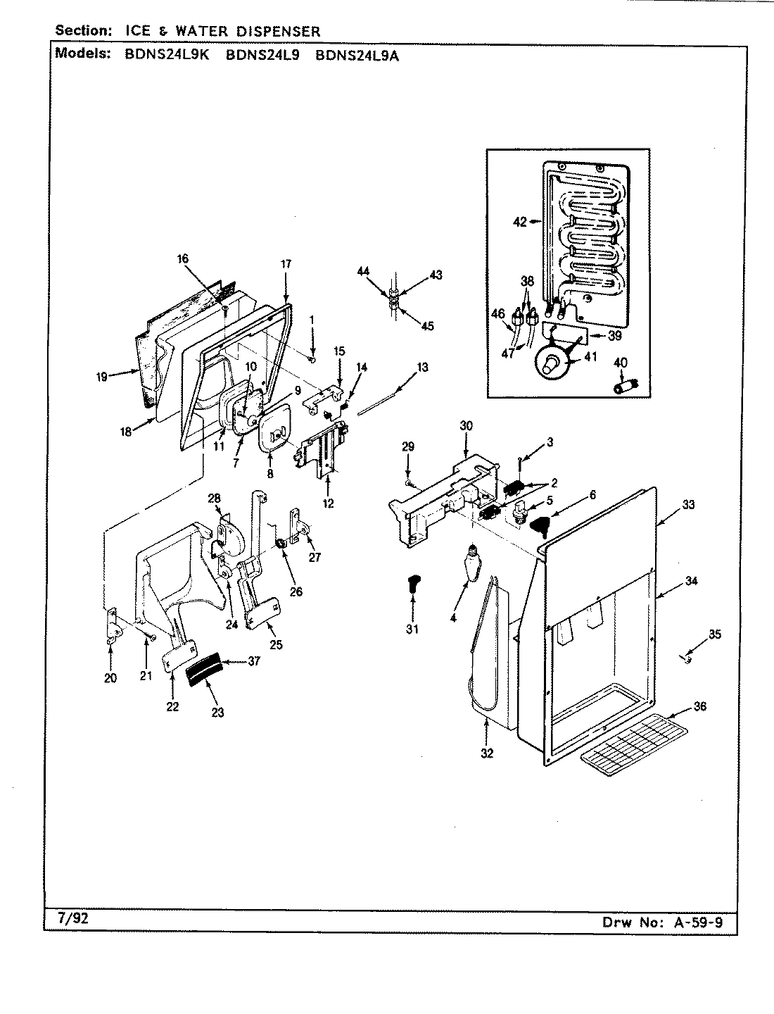 01 - ICE & WATER DISPENSER