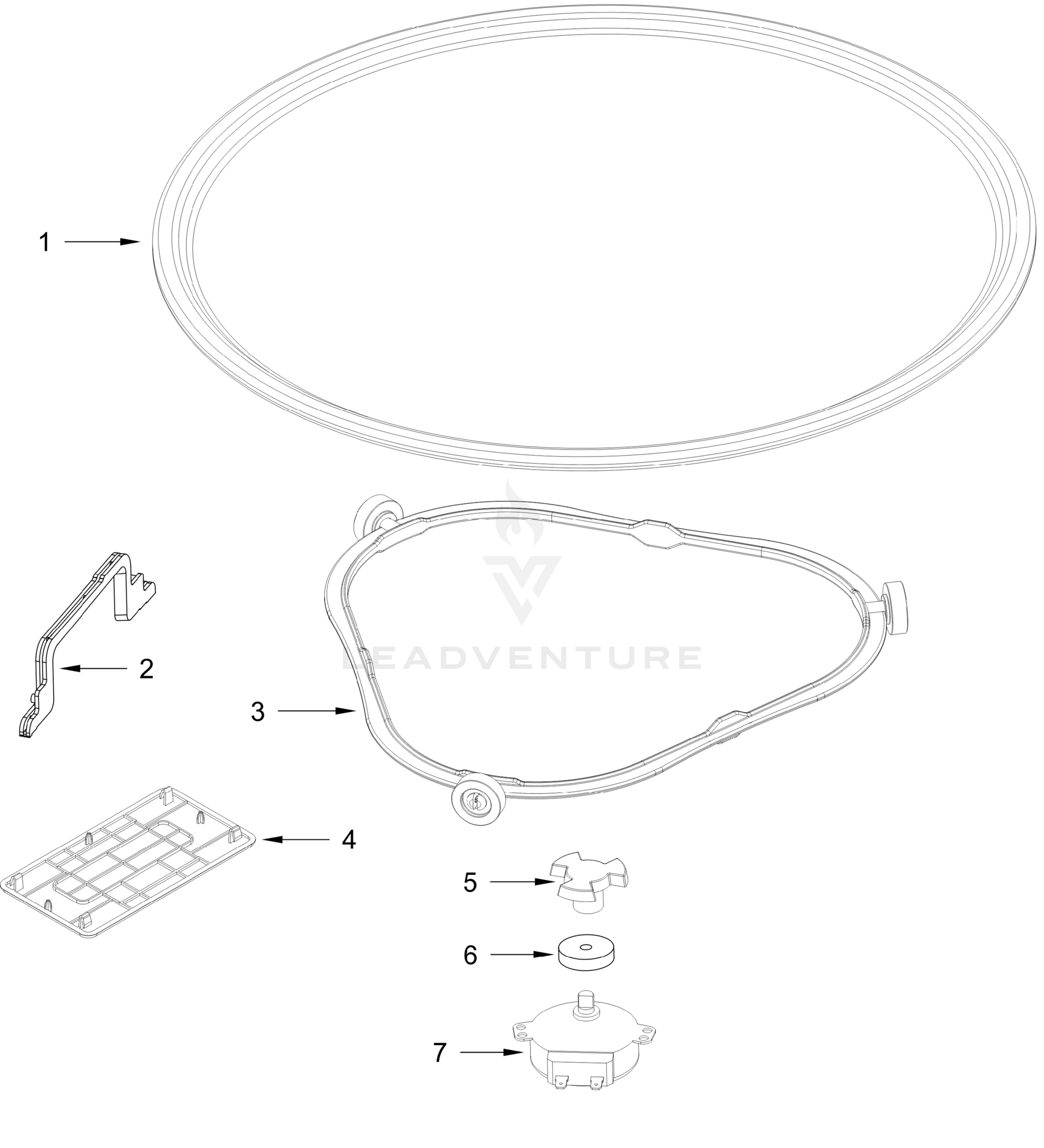 TURNTABLE PARTS