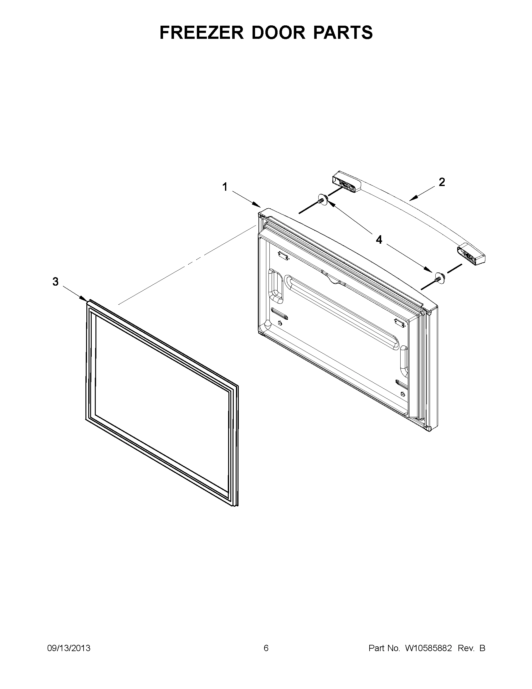 04 - FREEZER DOOR PARTS