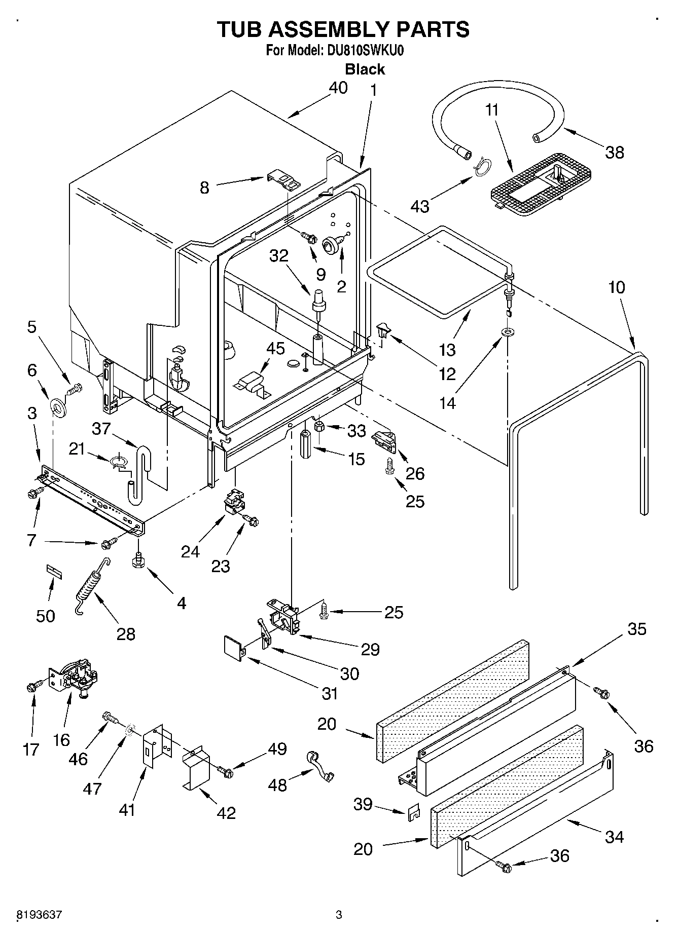 03 - TUB ASSEMBLY