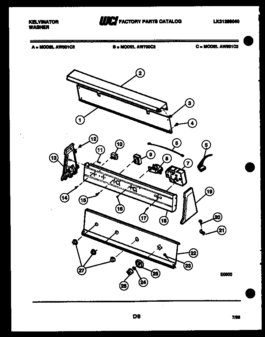 05 - CONSOLE AND CONTROL PARTS