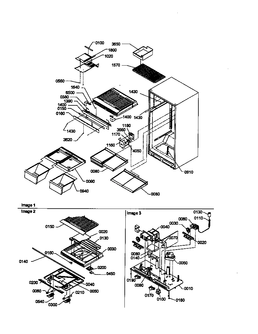 06 - INTERIOR CABINET AND DRAIN BLOCK ASSY