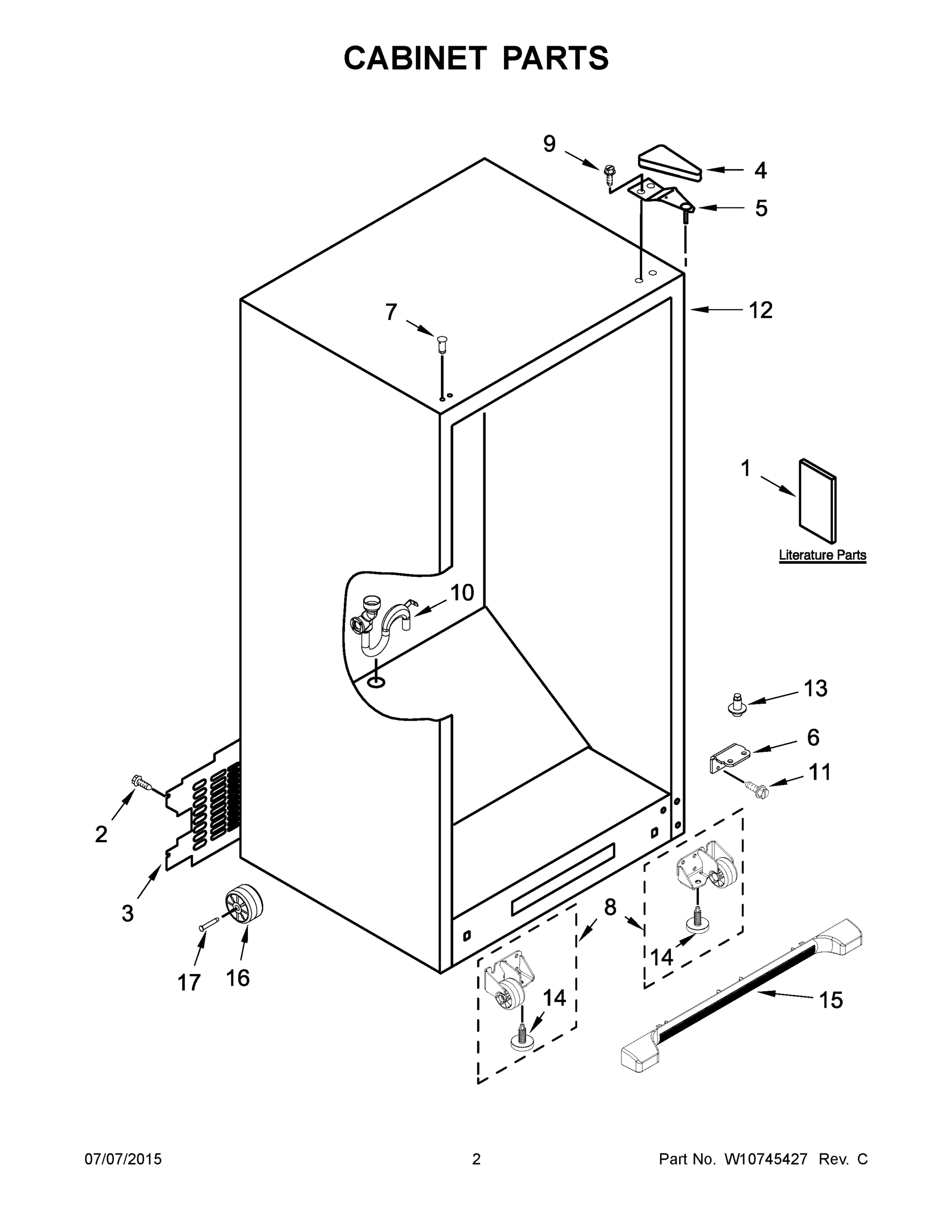 02 - CABINET PARTS