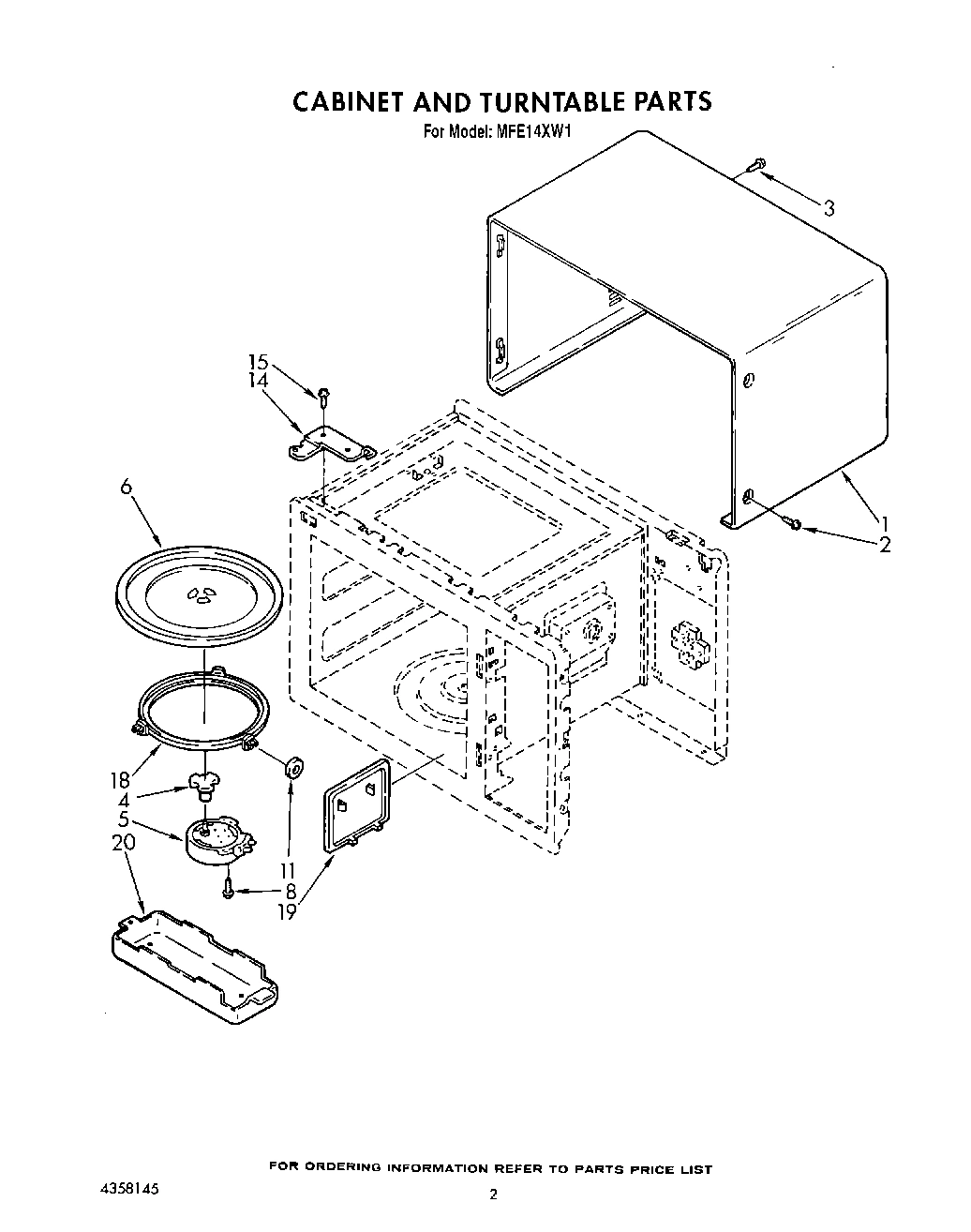 02 - CABINET AND TURNTABLE, LIT/OPTIONAL