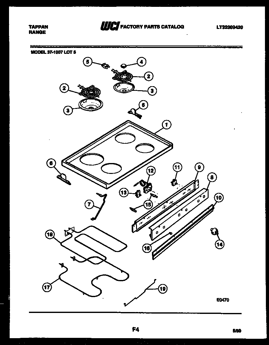 04 - COOKTOP AND BROILER PARTS
