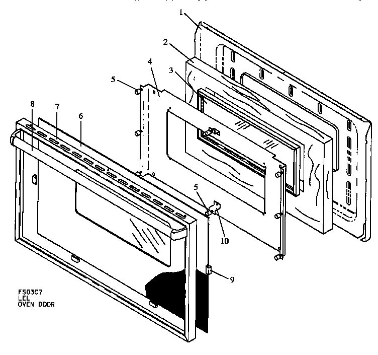 06 - OVEN DOOR ASSY