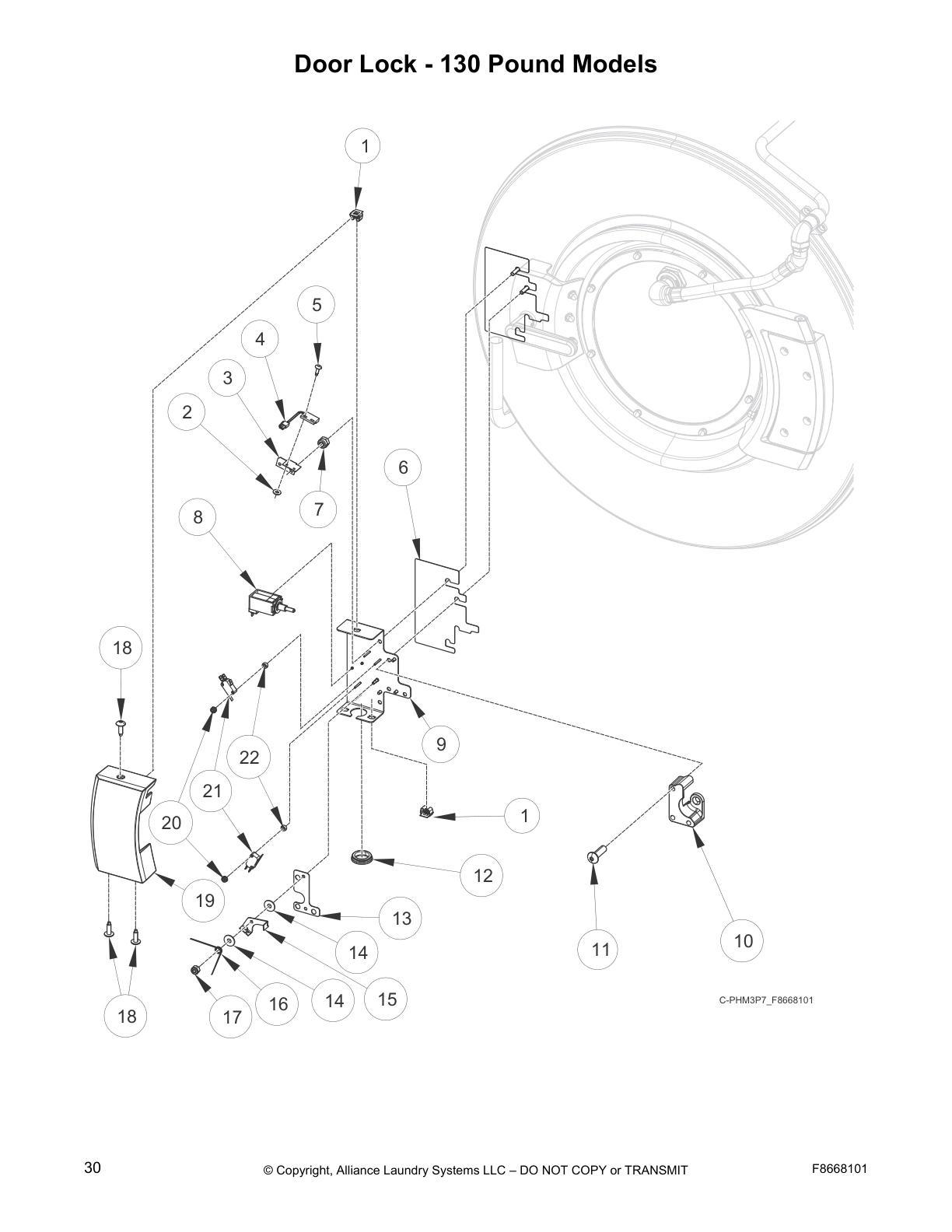 Door Lock - 130 Pound Models