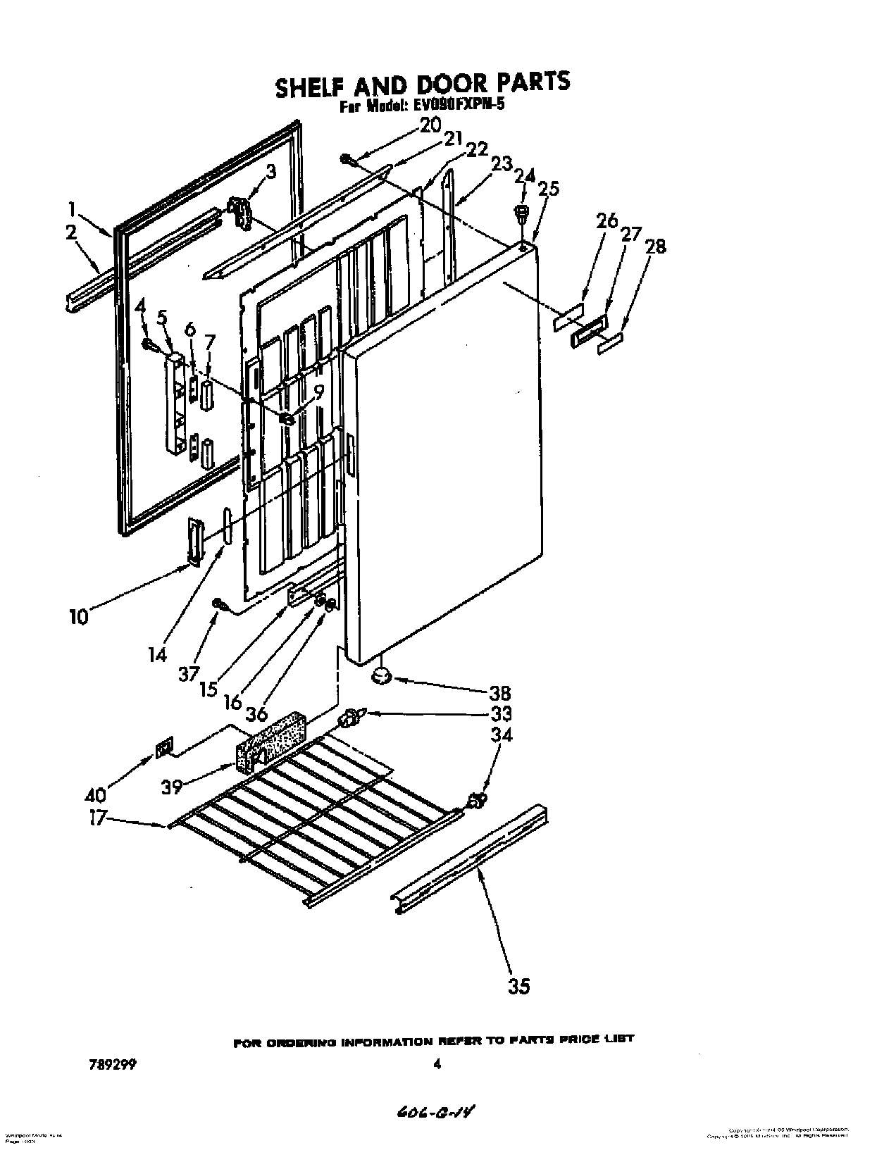 03 - SHELF AND DOOR PARTS