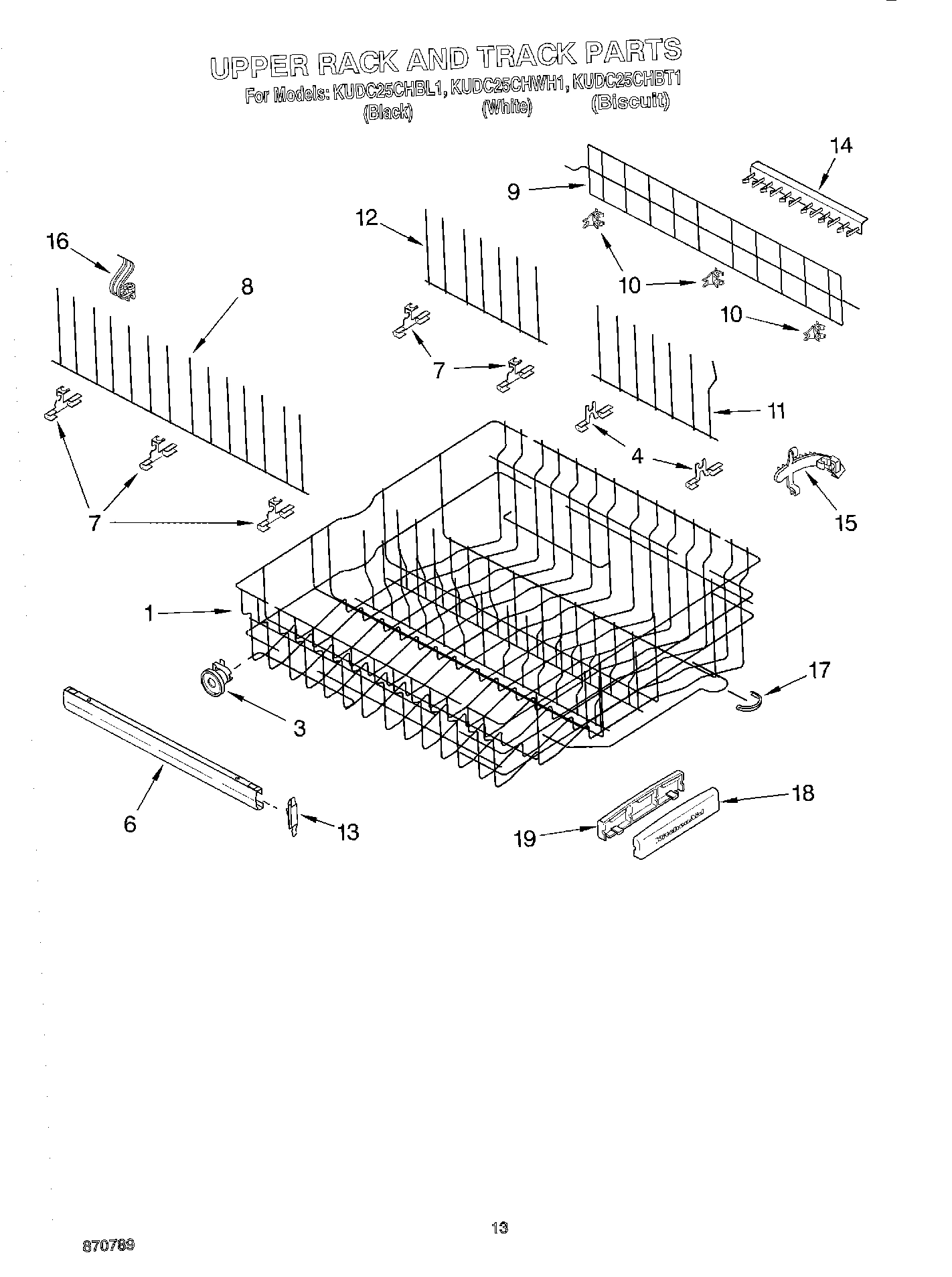 10 - UPPER RACK AND TRACK