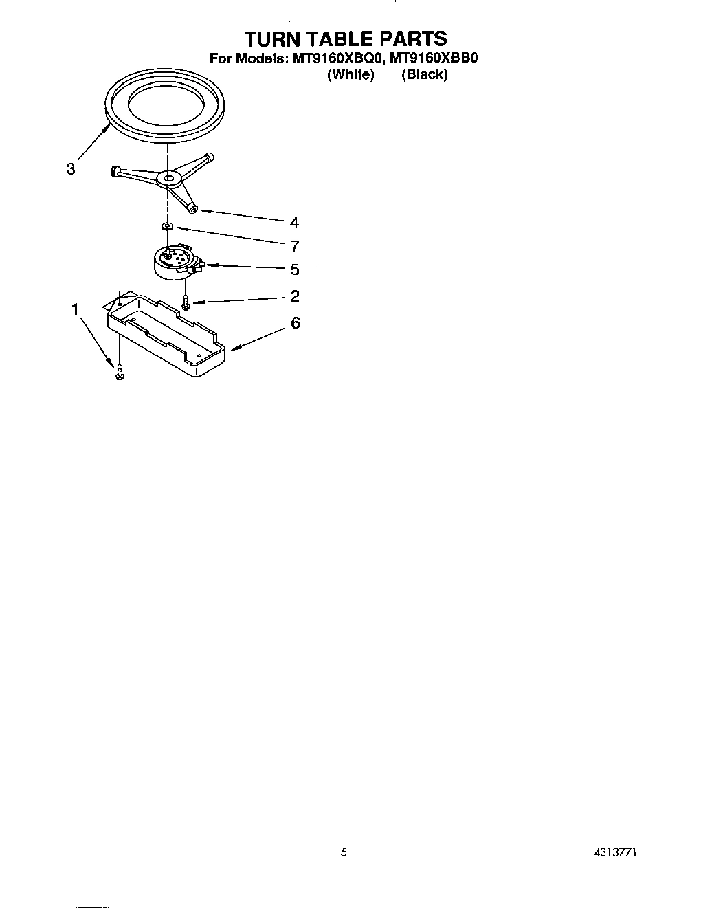 05 - TURN TABLE, LIT/OPTIONAL
