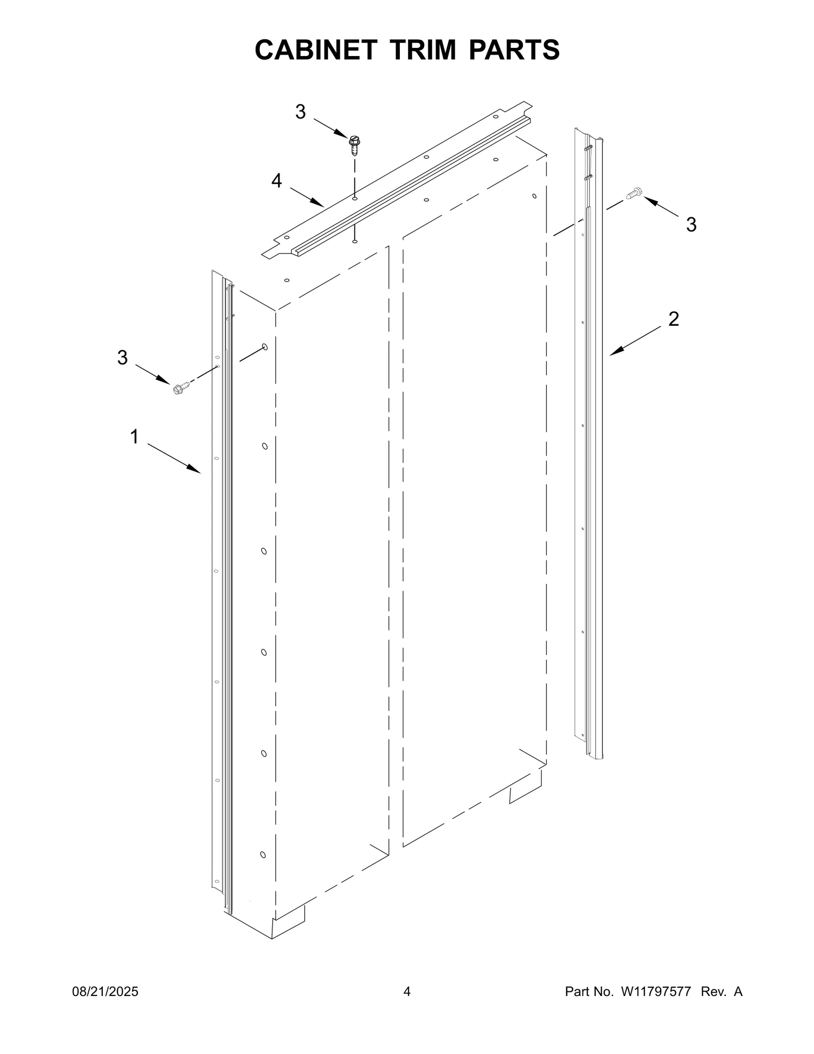 CABINET TRIM PARTS