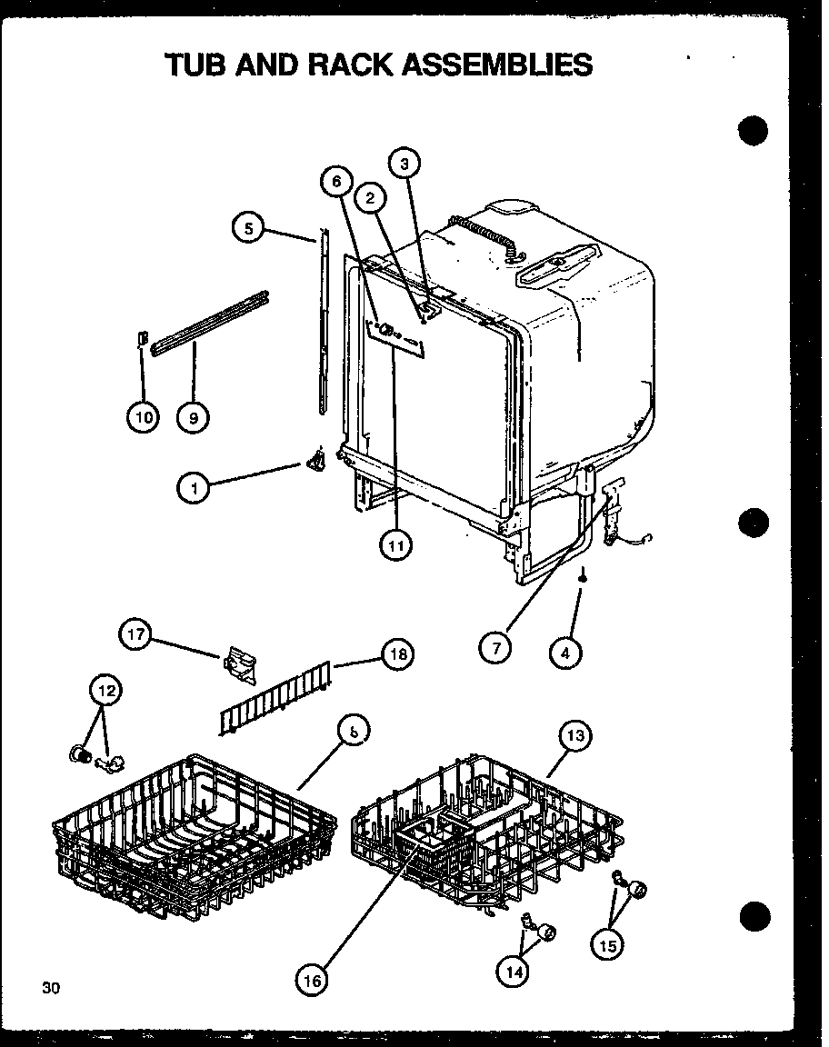 06 - TUB AND RACK ASSY