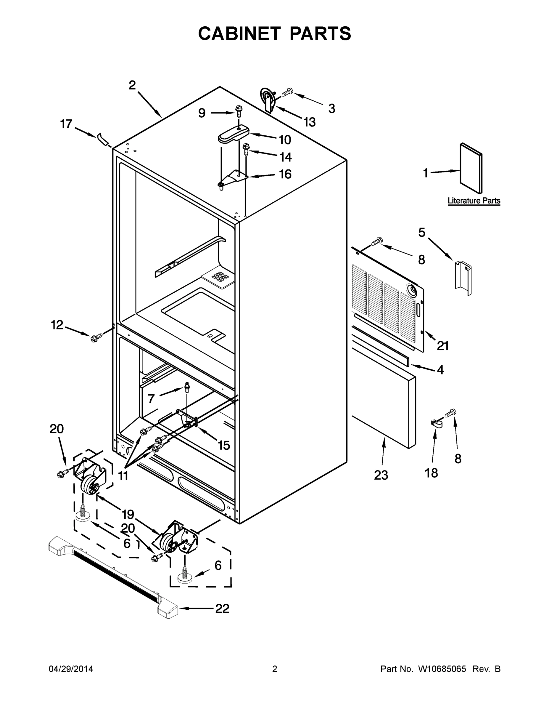 02 - CABINET PARTS