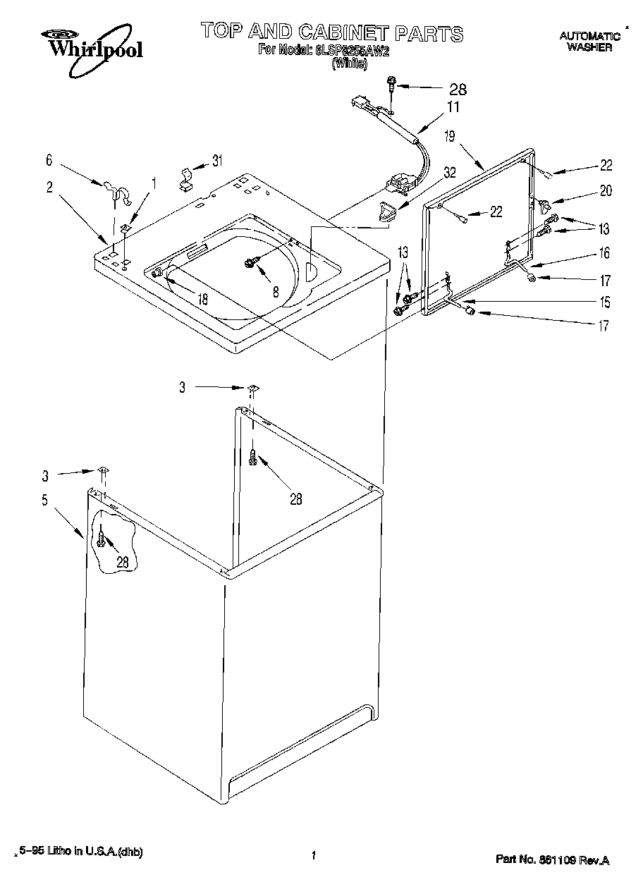 01 - TOP AND CABINET, LIT/OPTIONAL