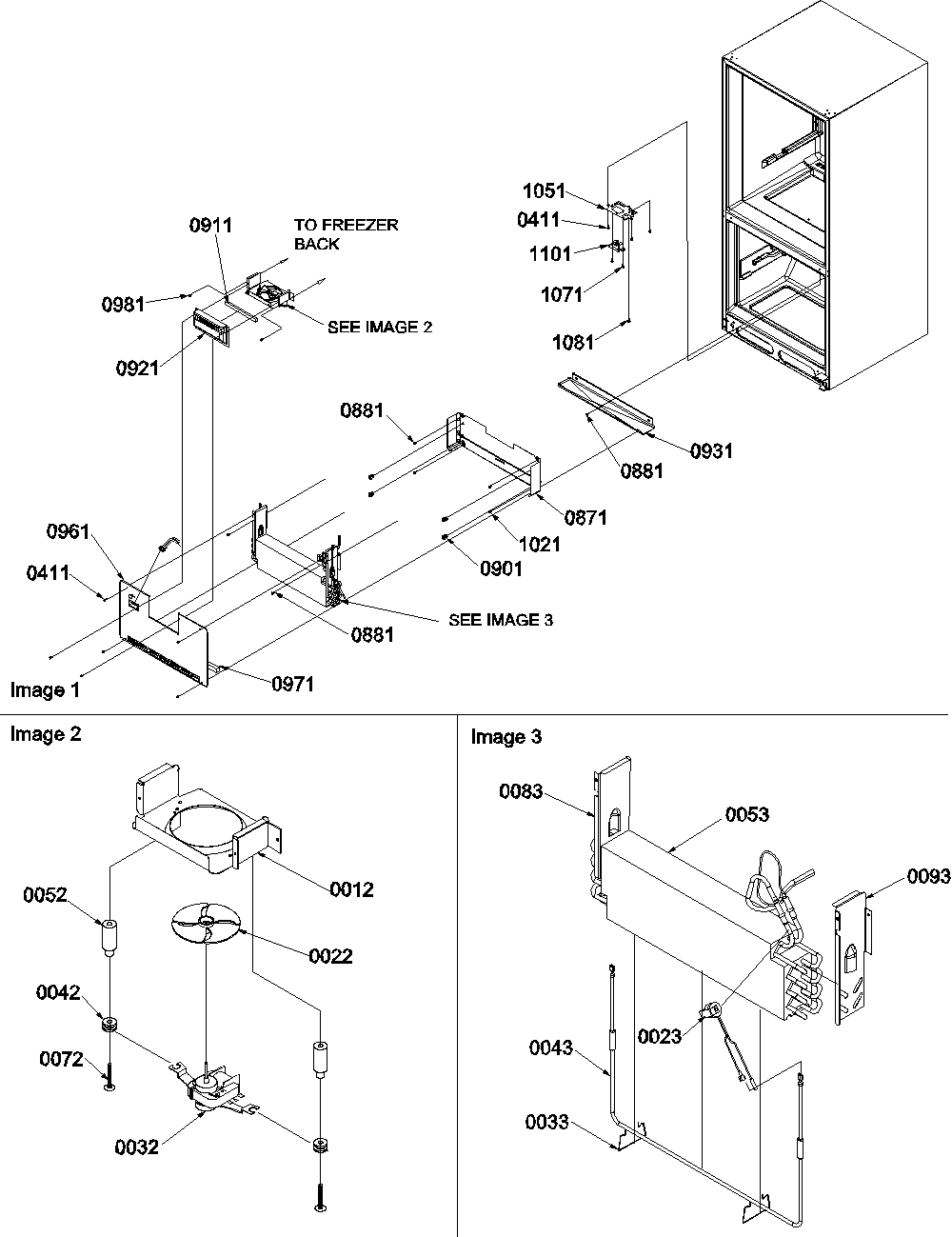 06 - Evaporator & Freezer Control Assy