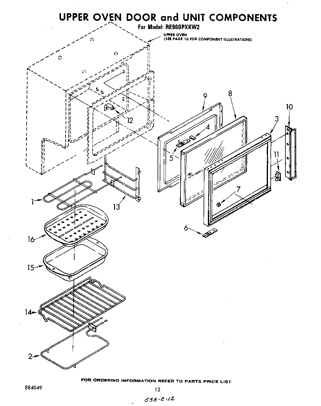 07 - UPPER OVEN DOOR AND UNIT