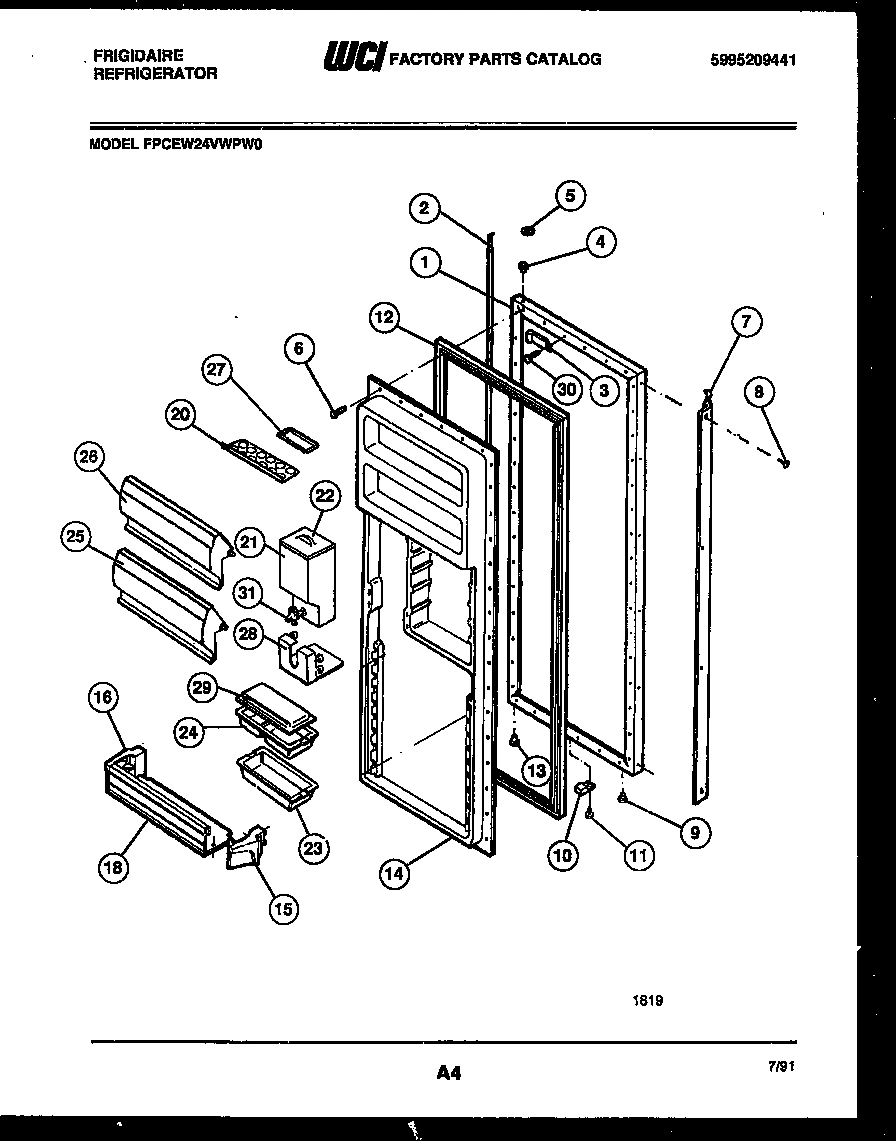 03 - REFRIGERATOR DOOR PARTS