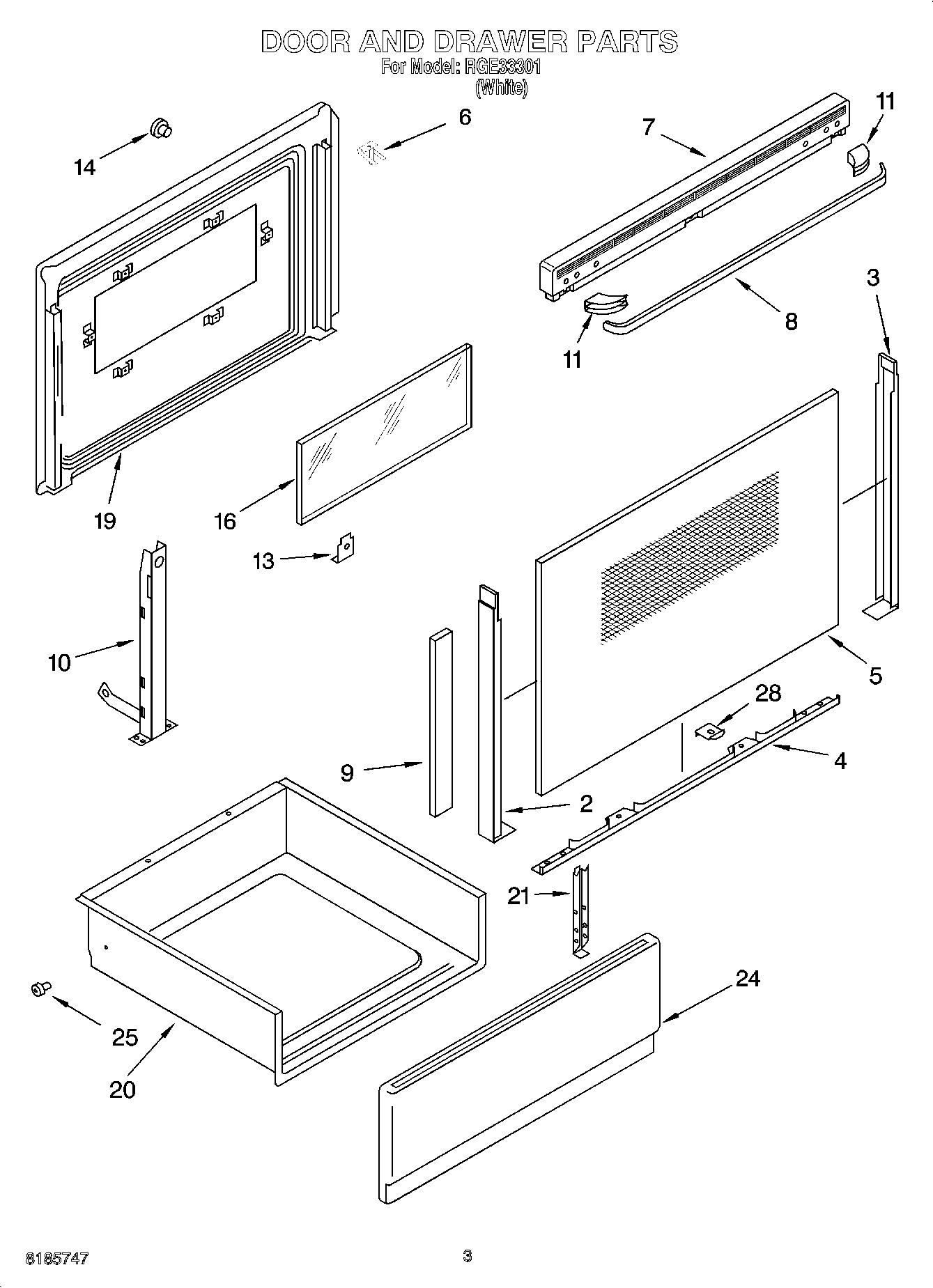 03 - DOOR AND DRAWER PARTS