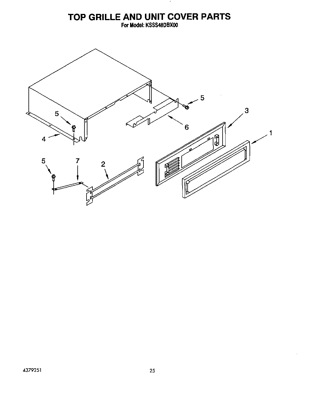14 - TOP GRILLE AND UNIT COVER