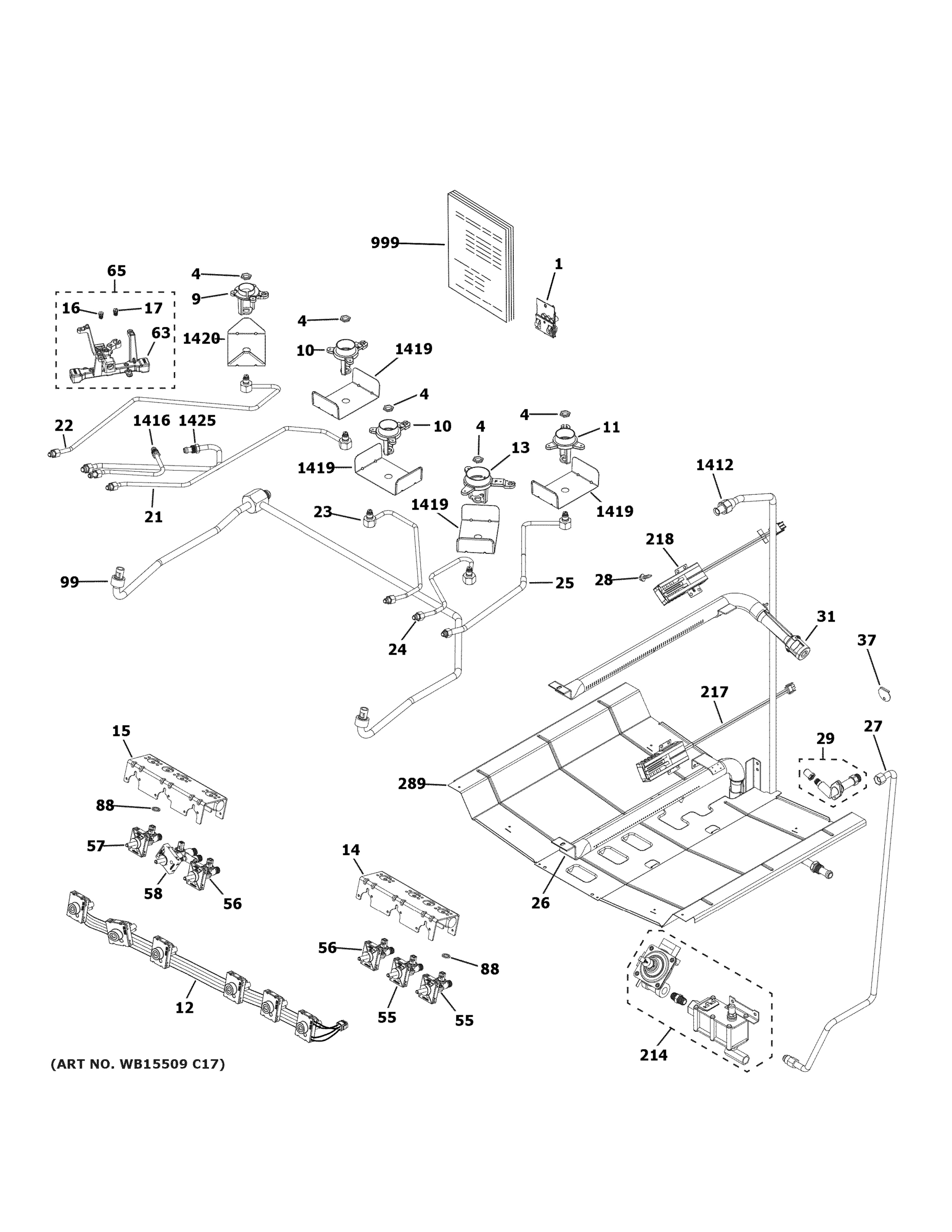 GAS & BURNER PARTS