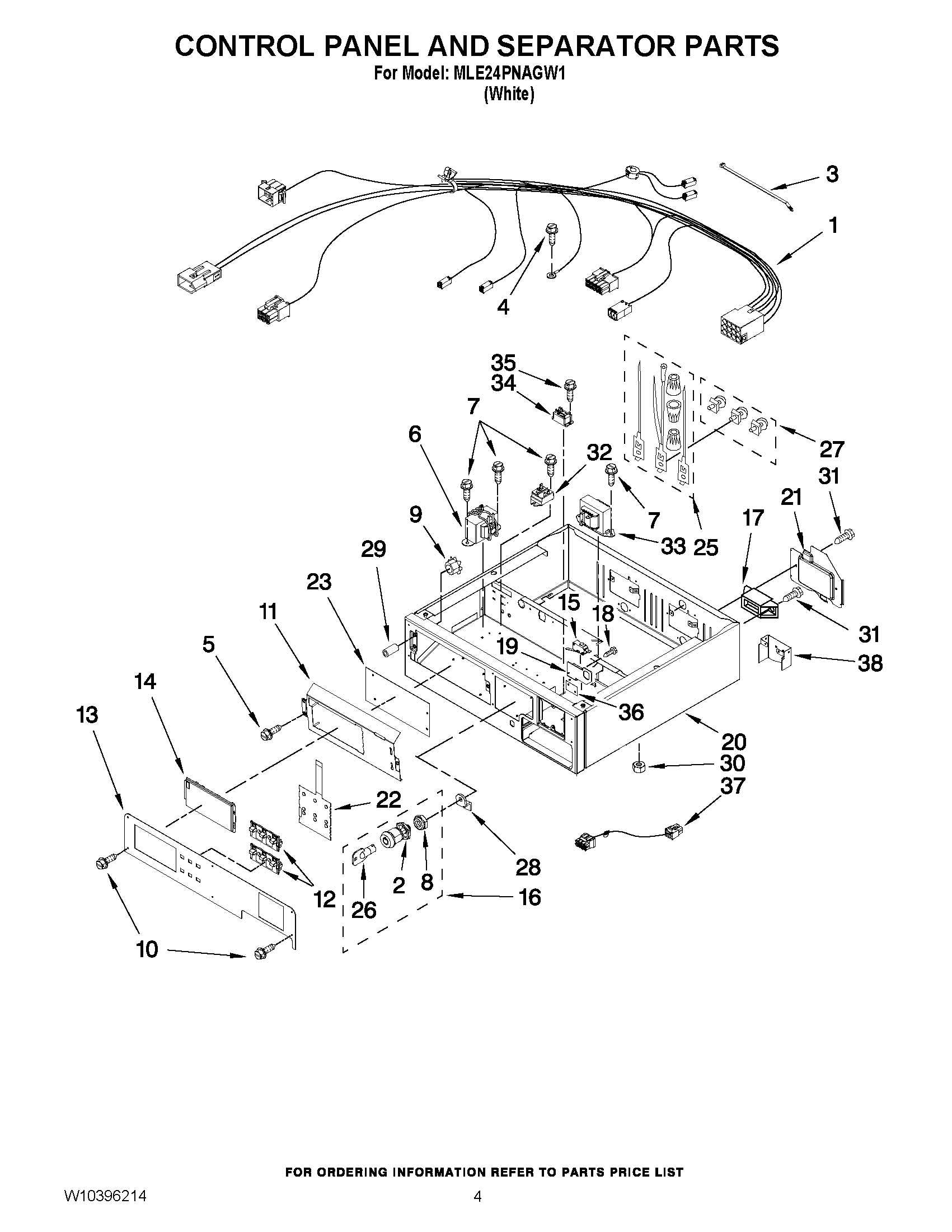 02 - CONTROL PANEL AND SEPARATOR PARTS
