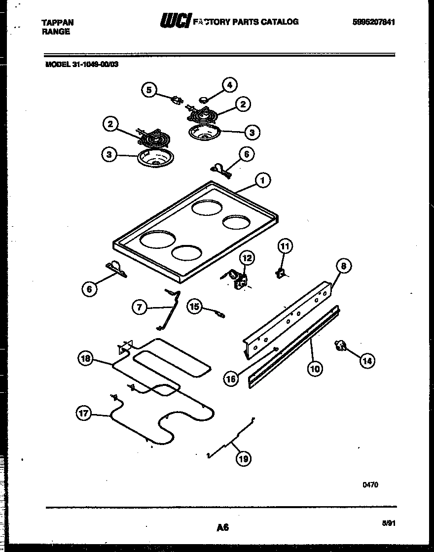 05 - COOKTOP AND BROILER PARTS