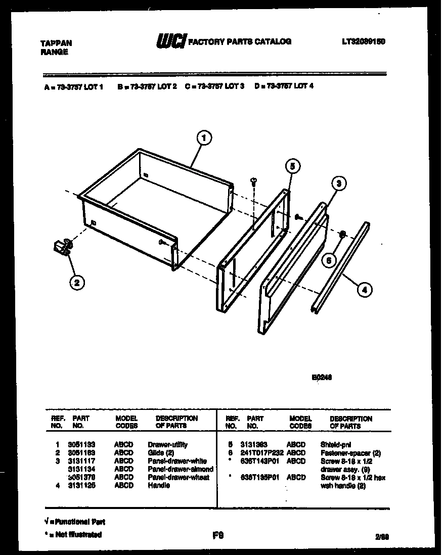 10 - DRAWER PARTS
