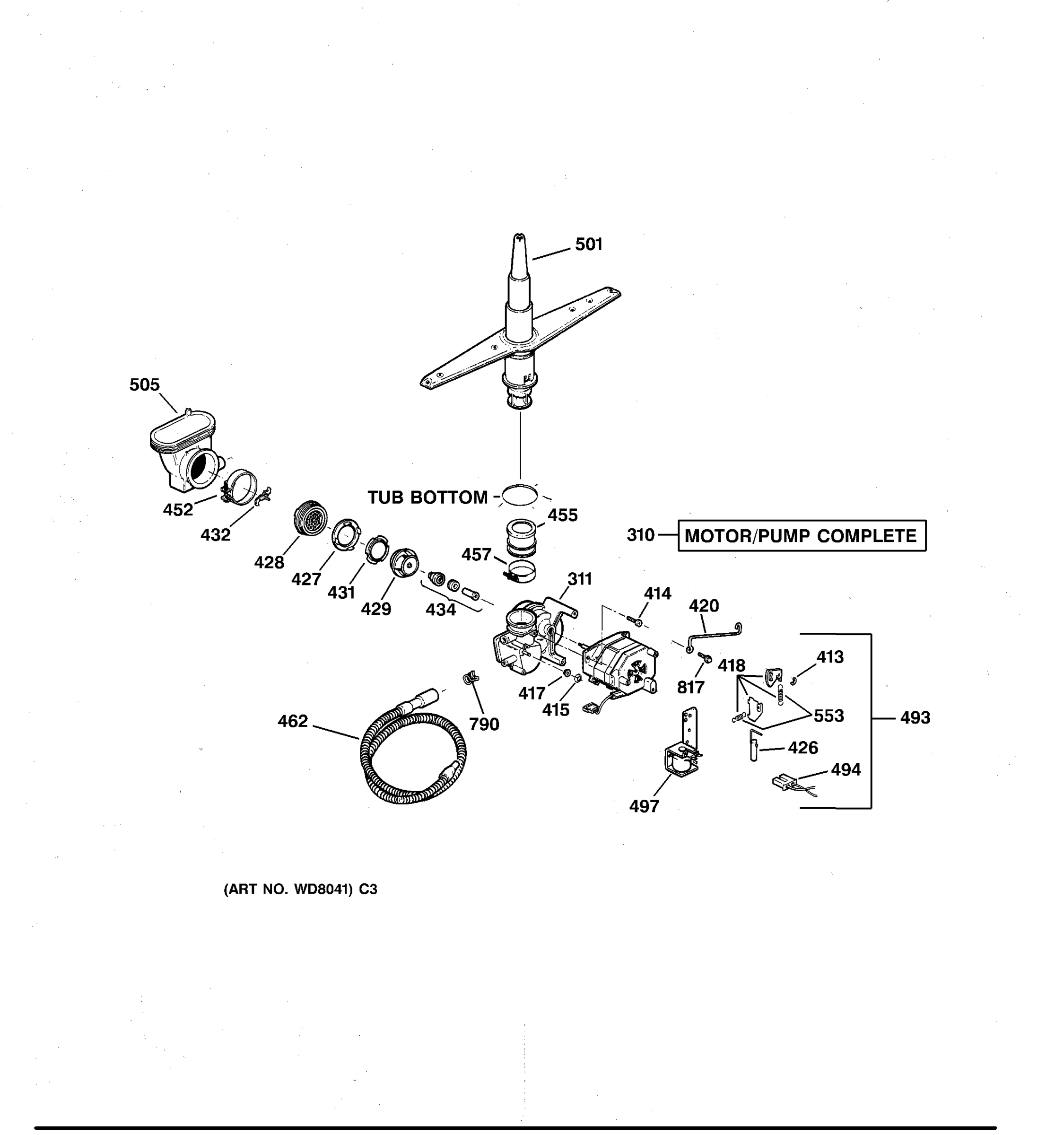 MOTOR-PUMP MECHANISM