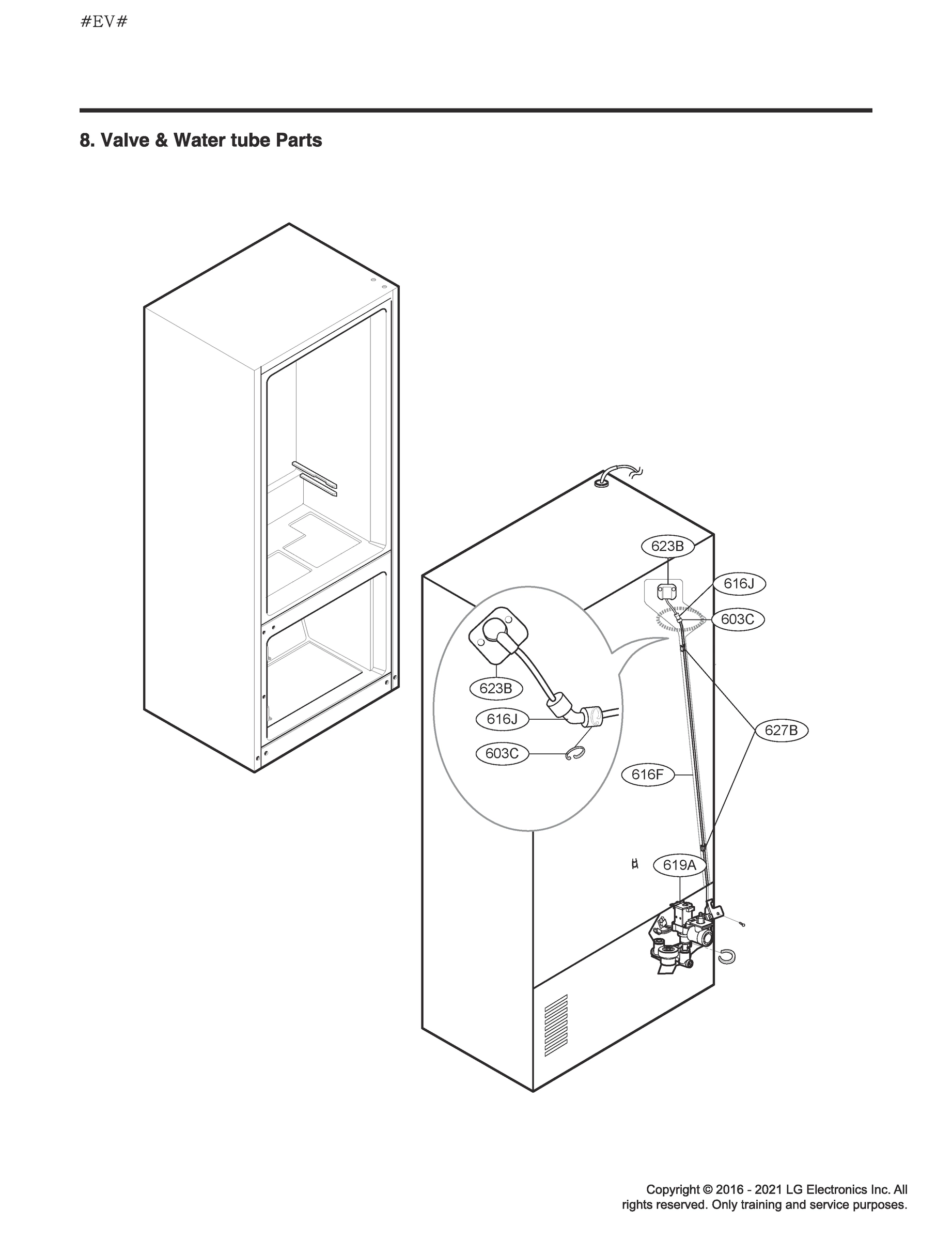 VALVE & WATER TUBE PARTS