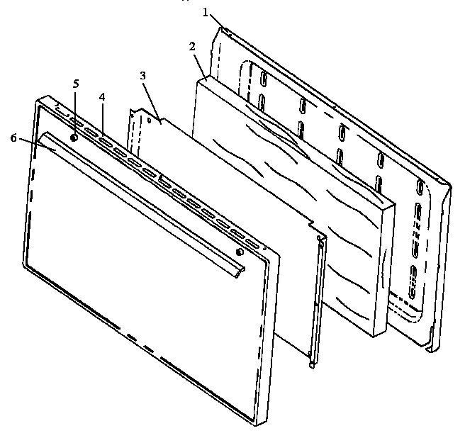 06 - OVEN DOOR ASSY