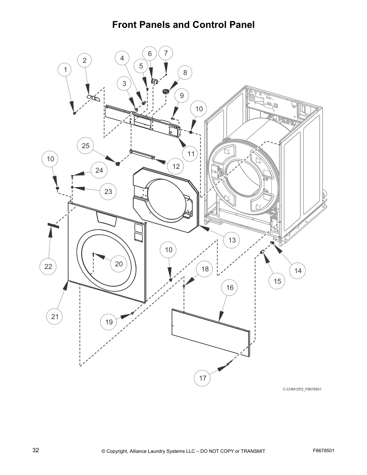 Front Panels and Control Panel
