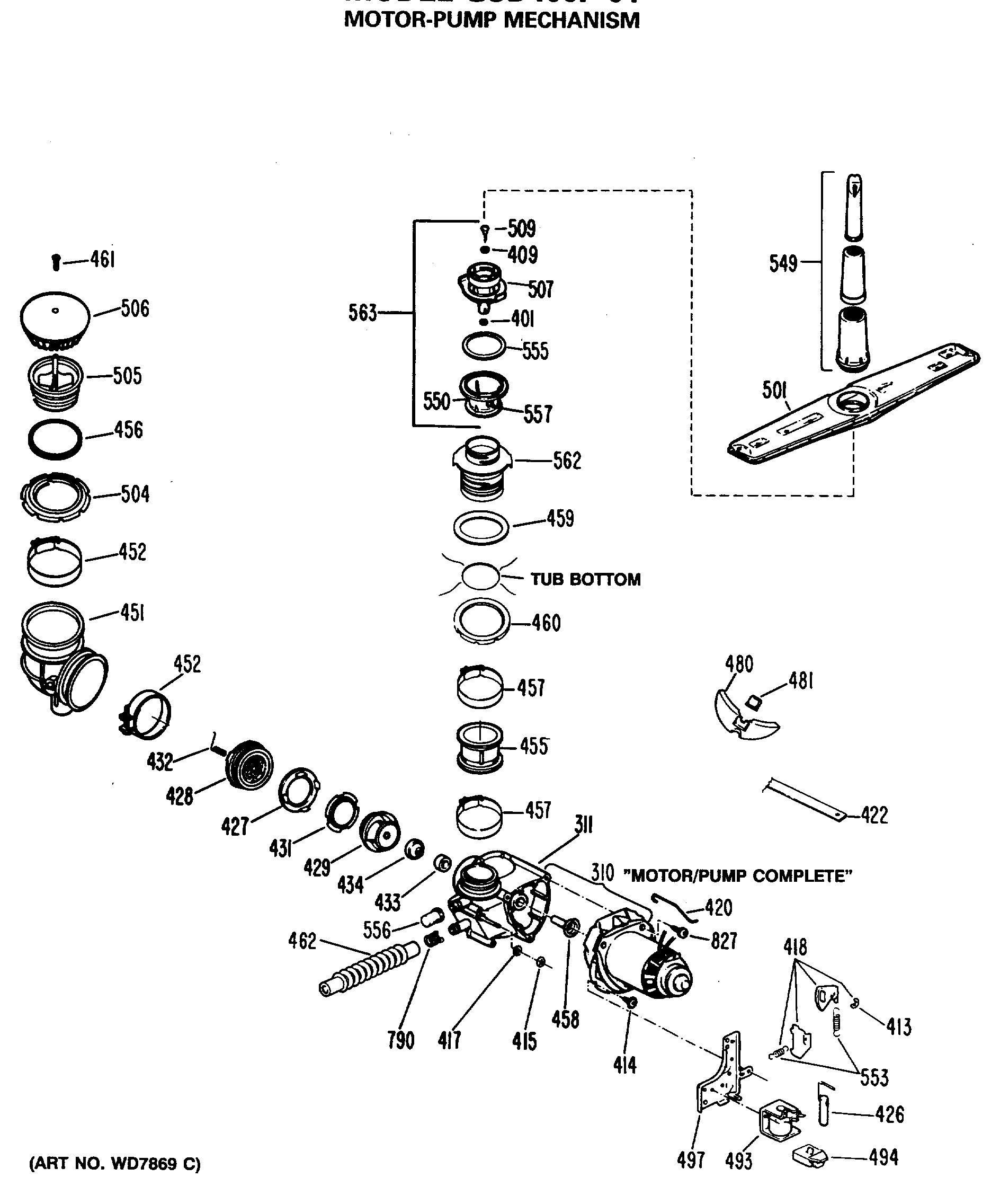 MOTOF-PUMP MECHANISM