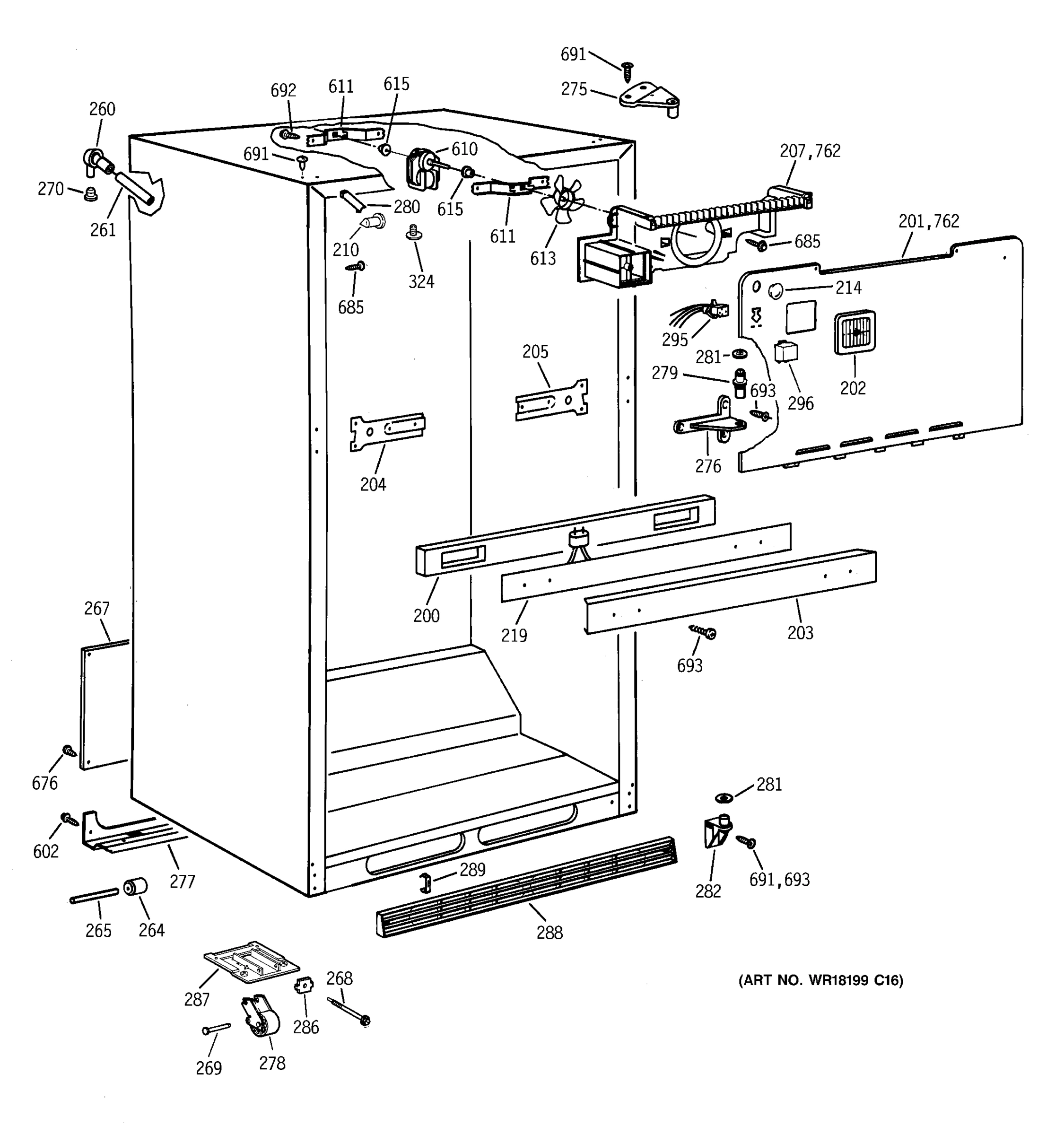 CABINET PARTS
