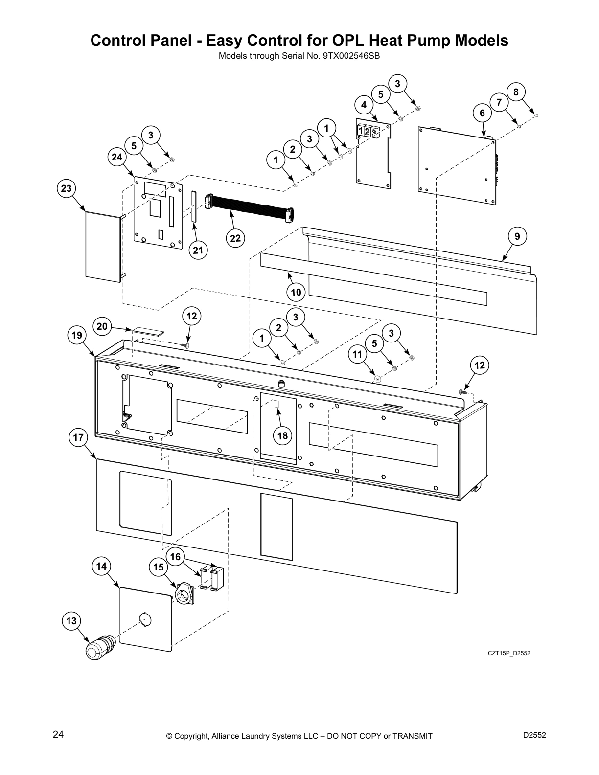Control Panel - Easy Control for OPL Heat Pump Models