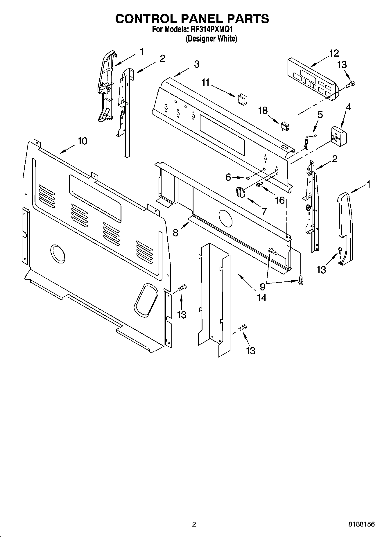 02 - CONTROL PANEL PARTS